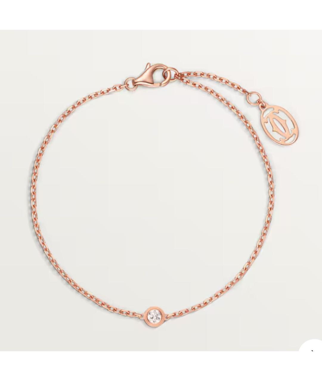 CARTIER Розовый браслет из розового золота, фото 4