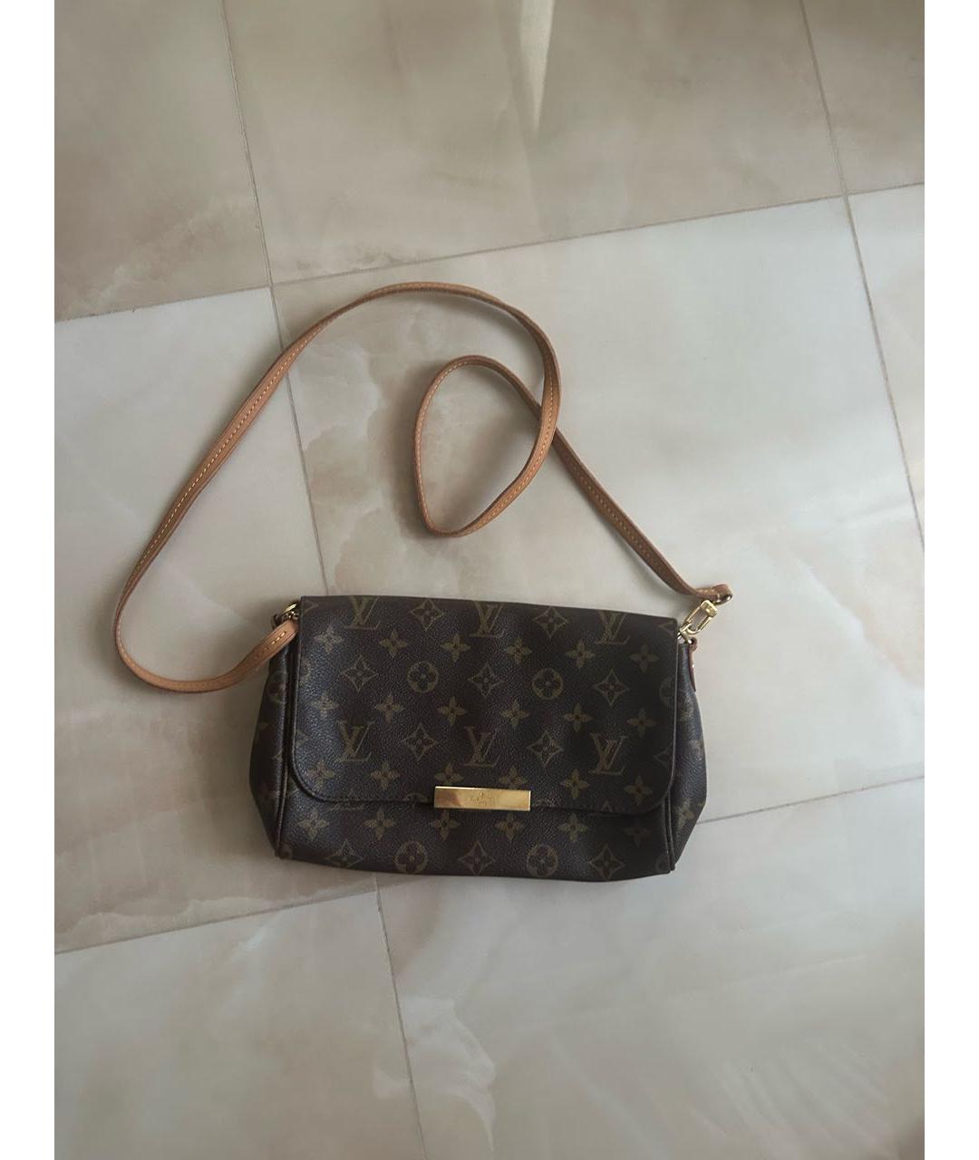 LOUIS VUITTON Коричневая сумка через плечо, фото 5