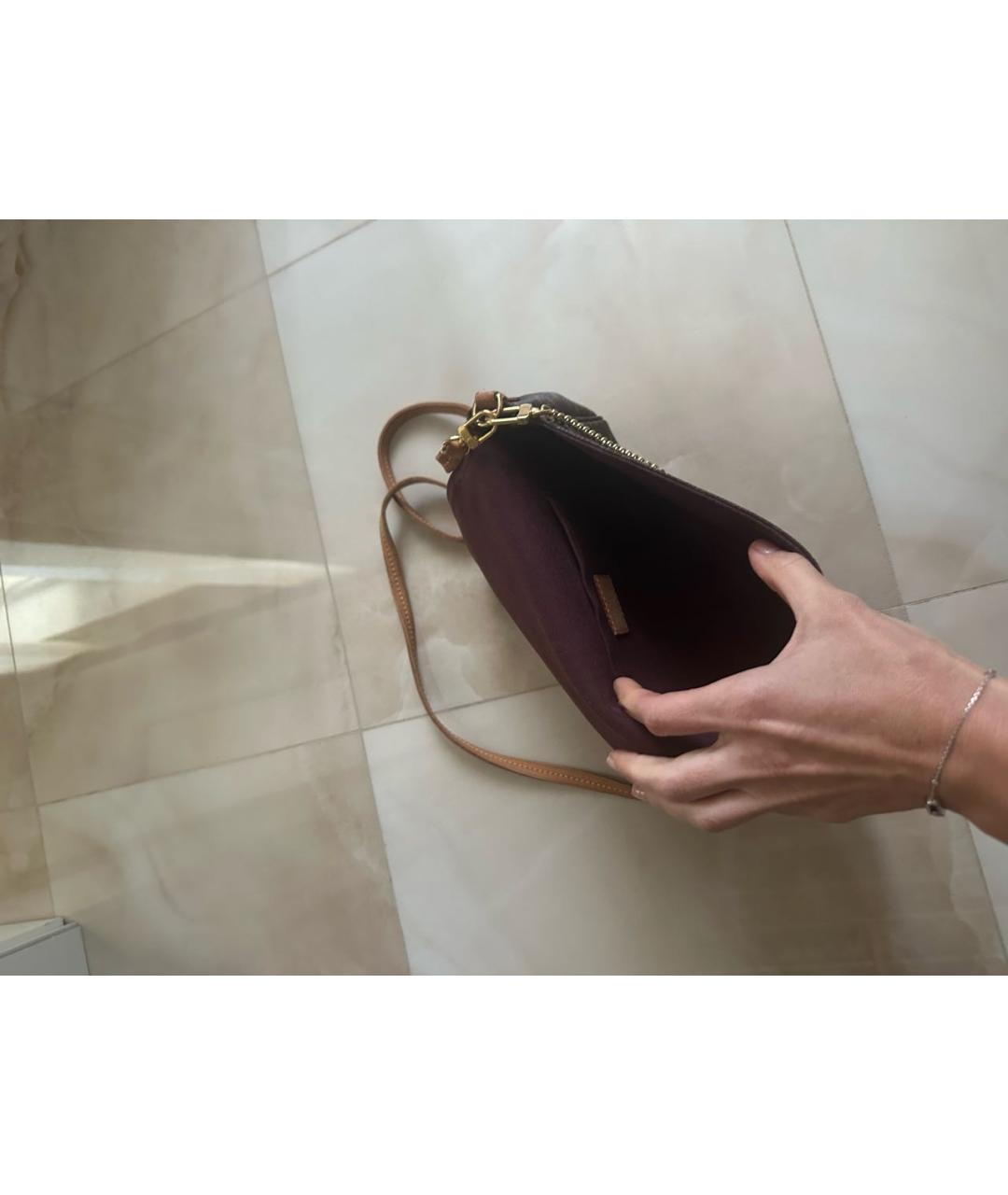 LOUIS VUITTON Коричневая сумка через плечо, фото 3