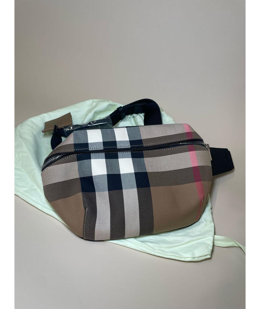 BURBERRY Бежевая поясная сумка, фото 5