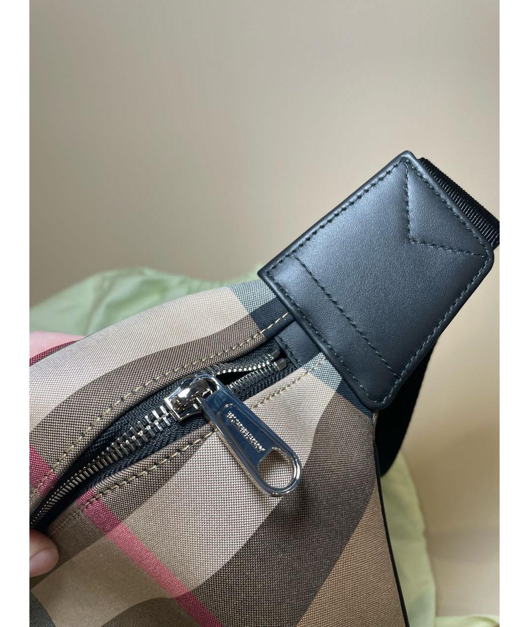 BURBERRY Бежевая поясная сумка, фото 3