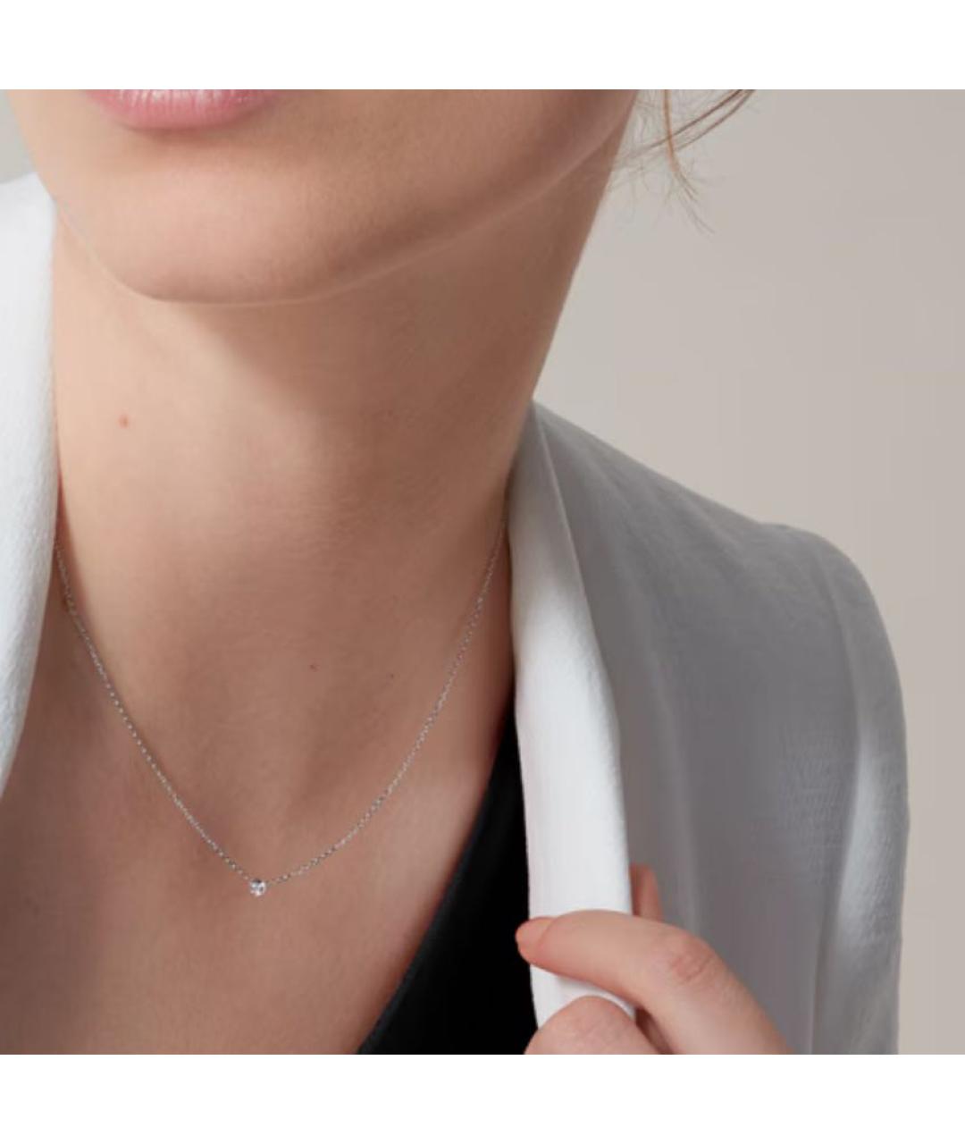 CARTIER Серебряное колье из белого золота, фото 2