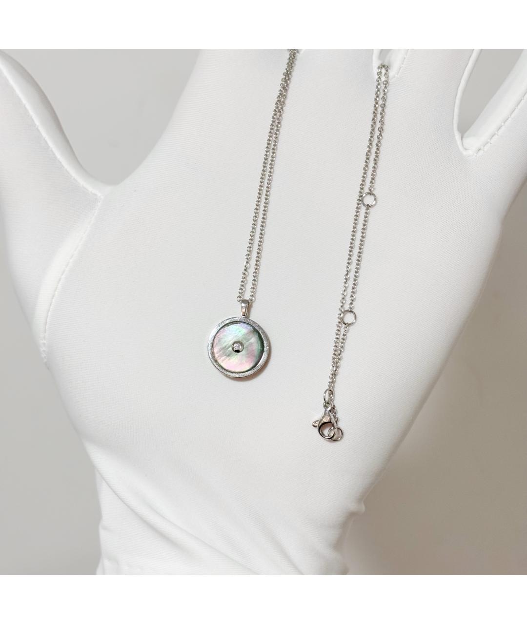 DE BEERS Серебряное колье из белого золота, фото 5