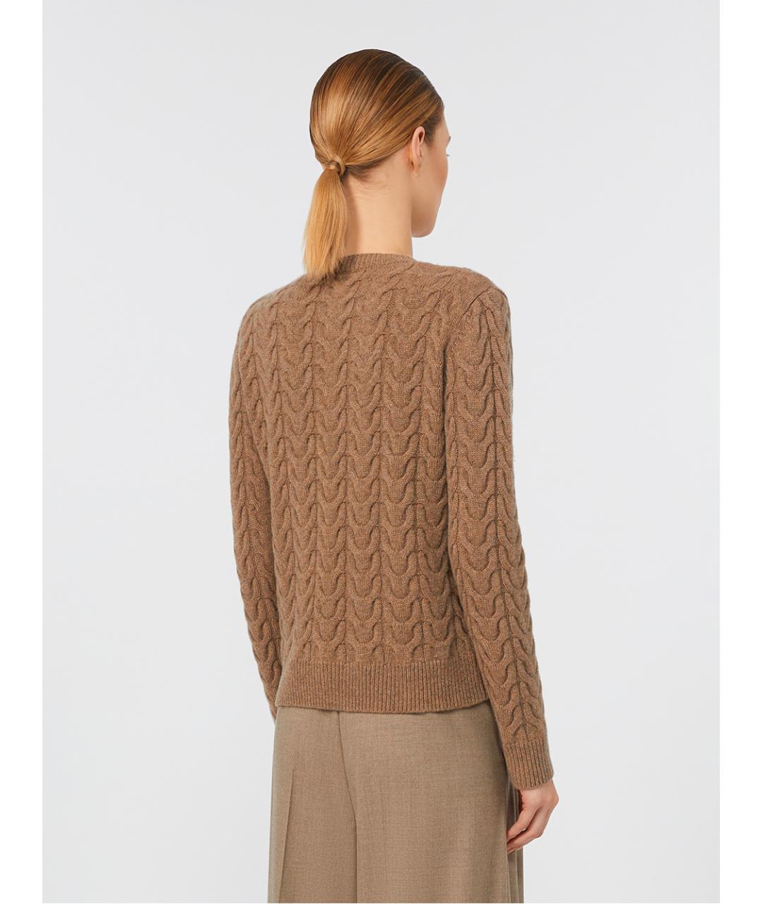 MAX MARA Бежевый кашемировый джемпер / свитер, фото 3