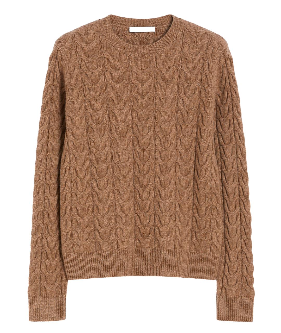 MAX MARA Бежевый кашемировый джемпер / свитер, фото 1