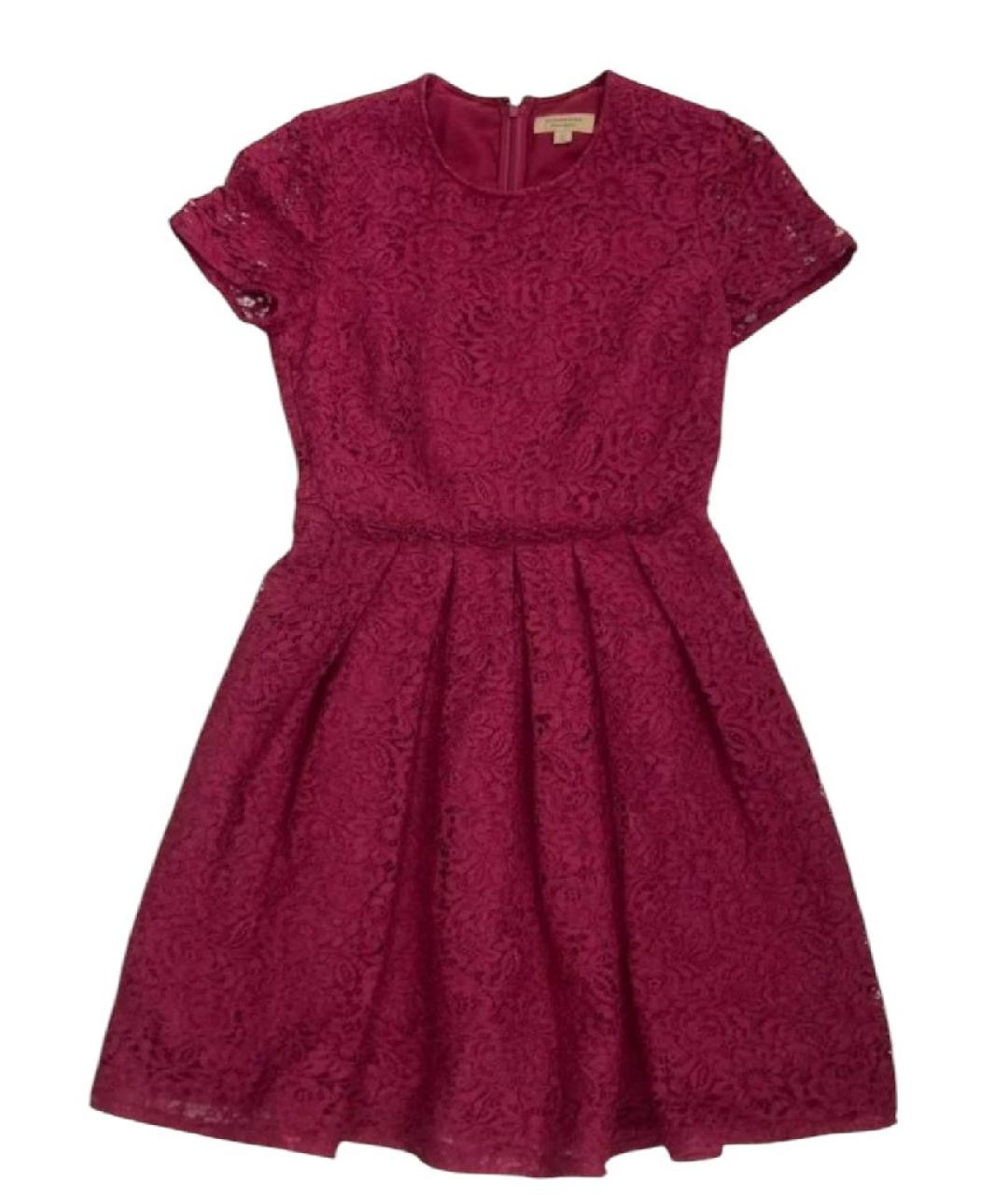 BURBERRY Бордовое платье, фото 1