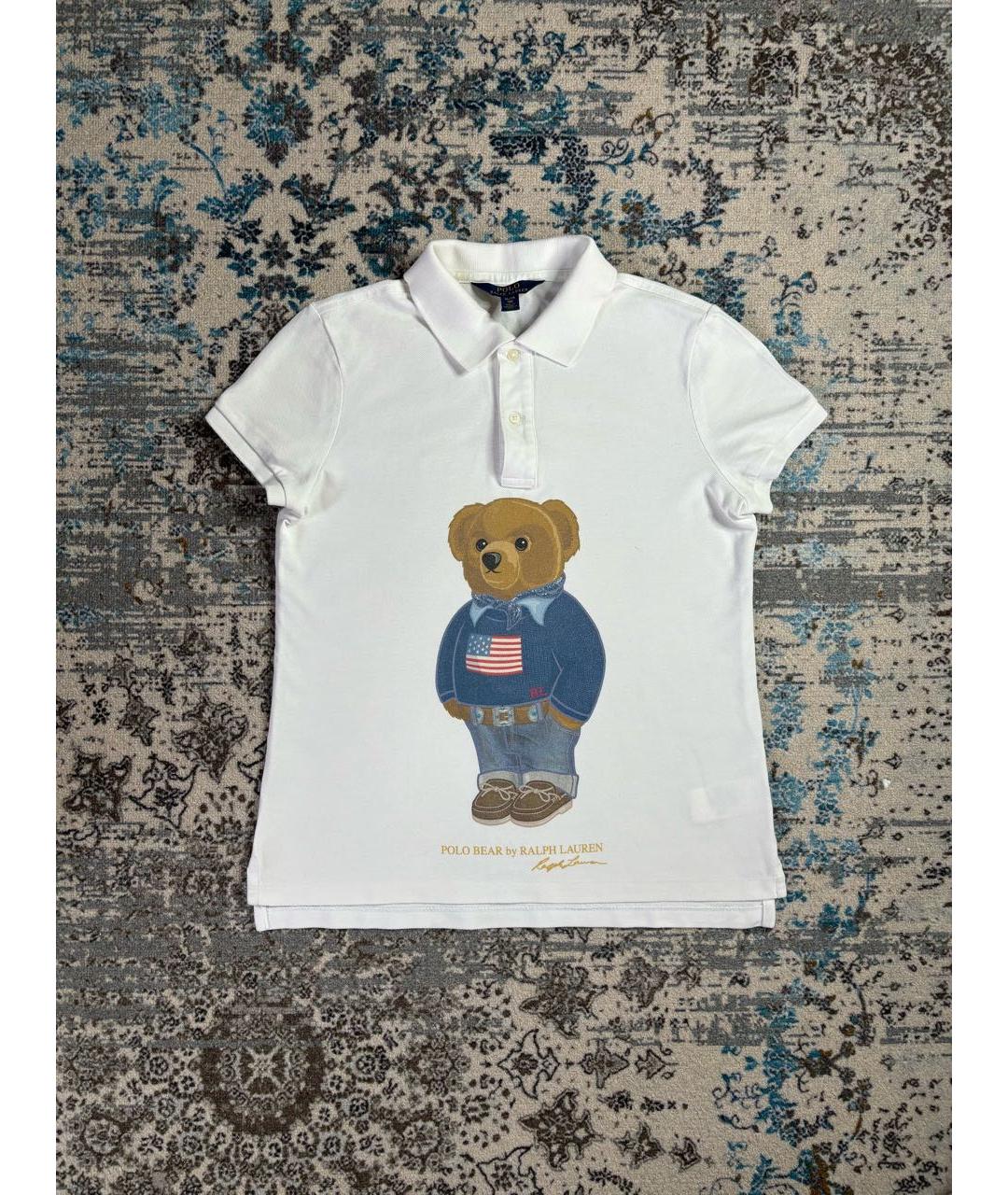 POLO RALPH LAUREN Белая детская футболка, фото 6