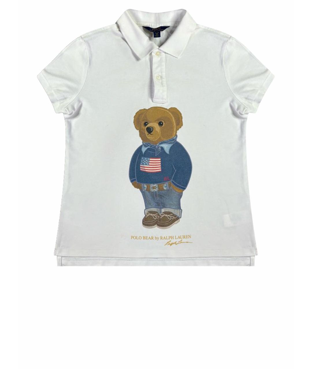 POLO RALPH LAUREN Белая детская футболка, фото 1