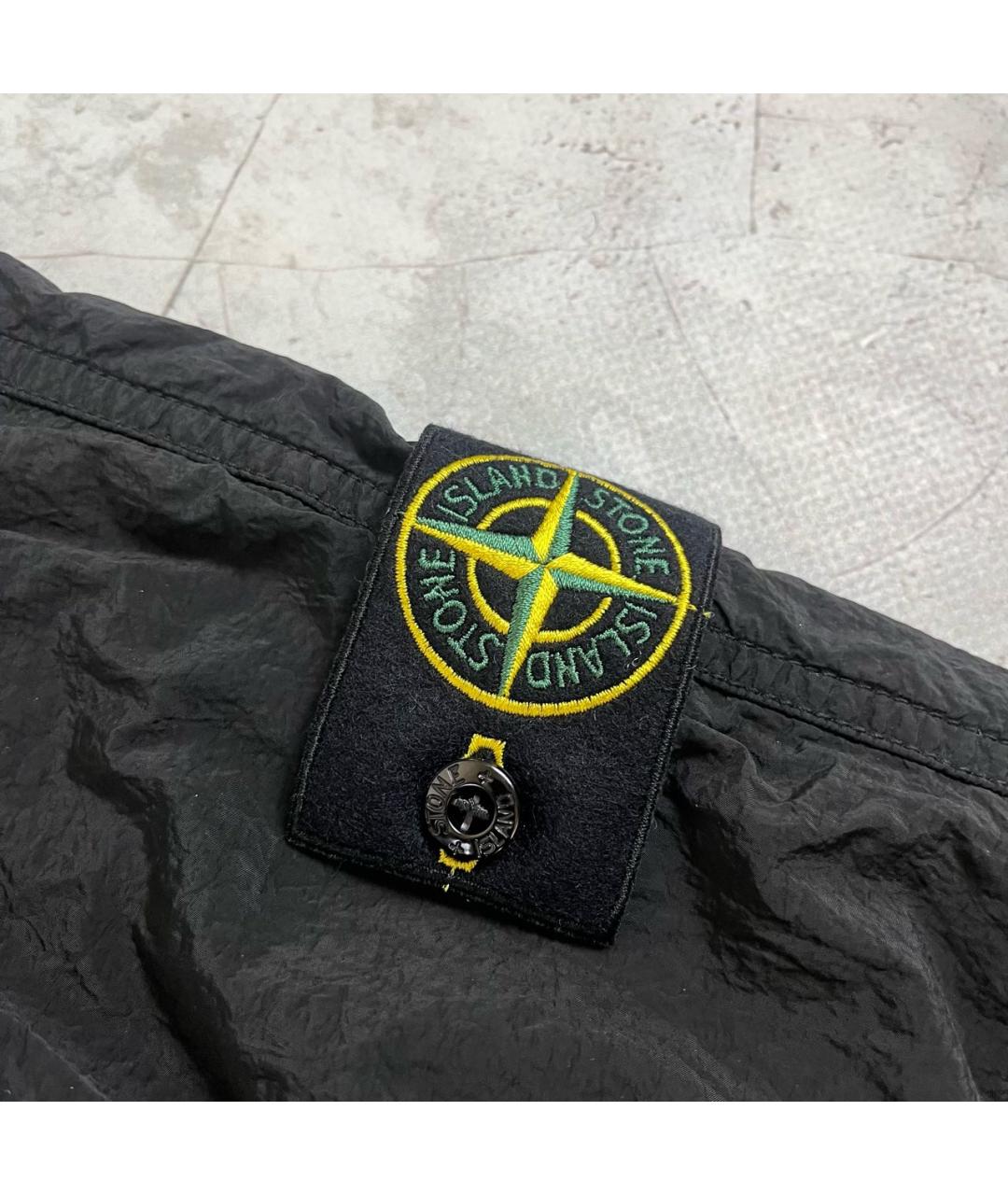 STONE ISLAND Черные повседневные брюки, фото 3