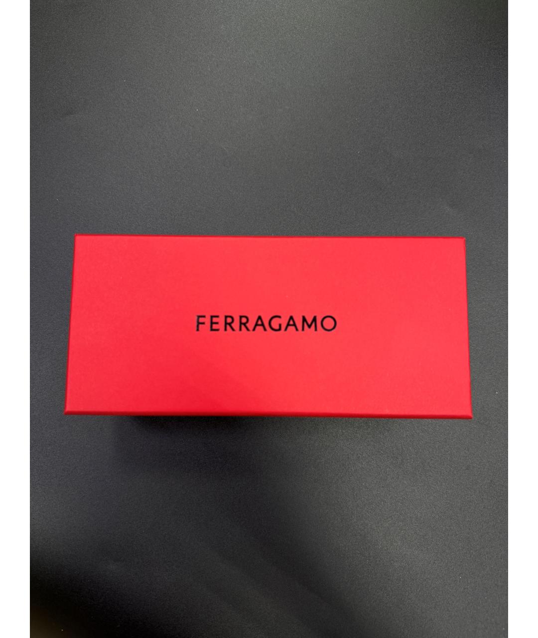 FERRAGAMO Черные пластиковые солнцезащитные очки, фото 8