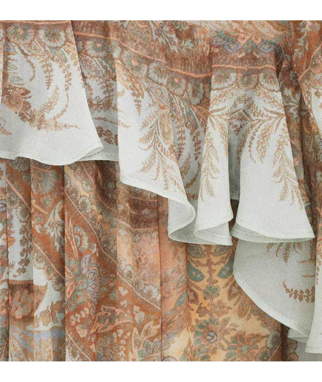 ZIMMERMANN Бежевое вискозное коктейльное платье, фото 6