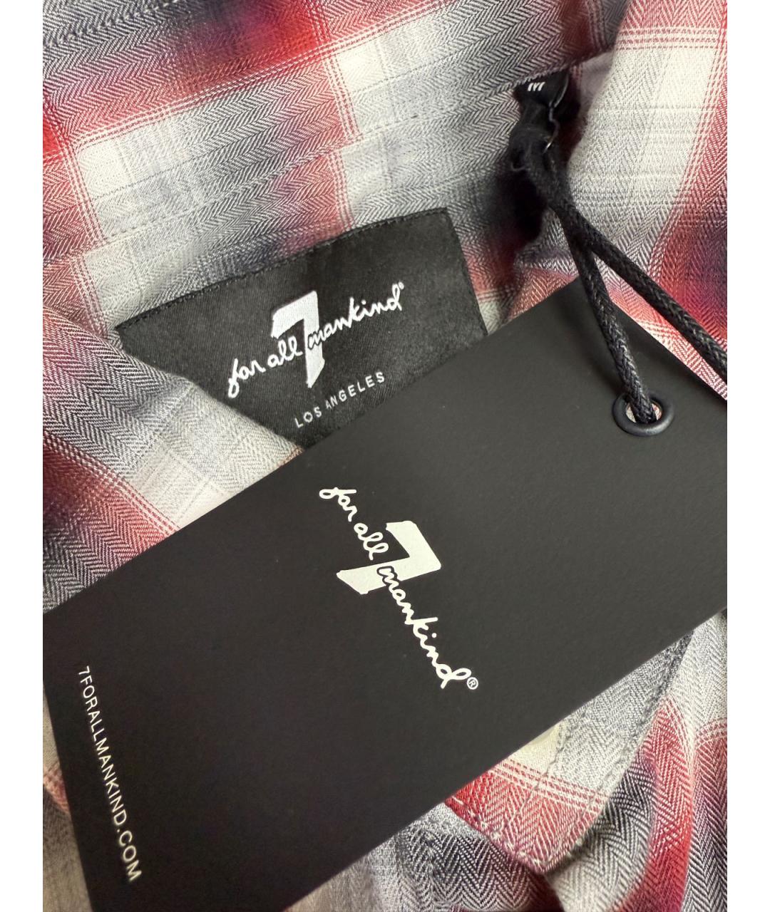 7 FOR ALL MANKIND Хлопковая кэжуал рубашка, фото 4