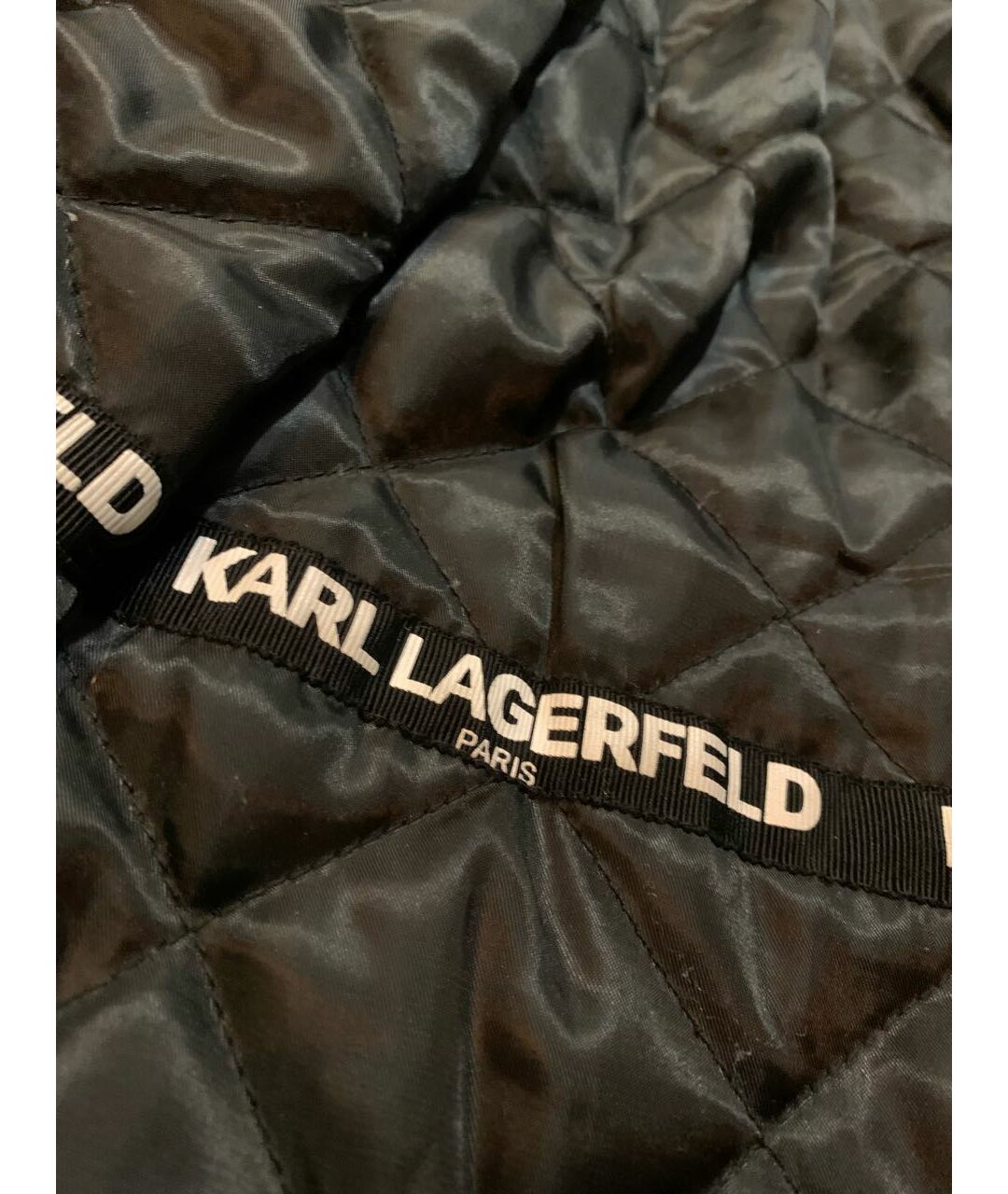 KARL LAGERFELD Черная парка, фото 5