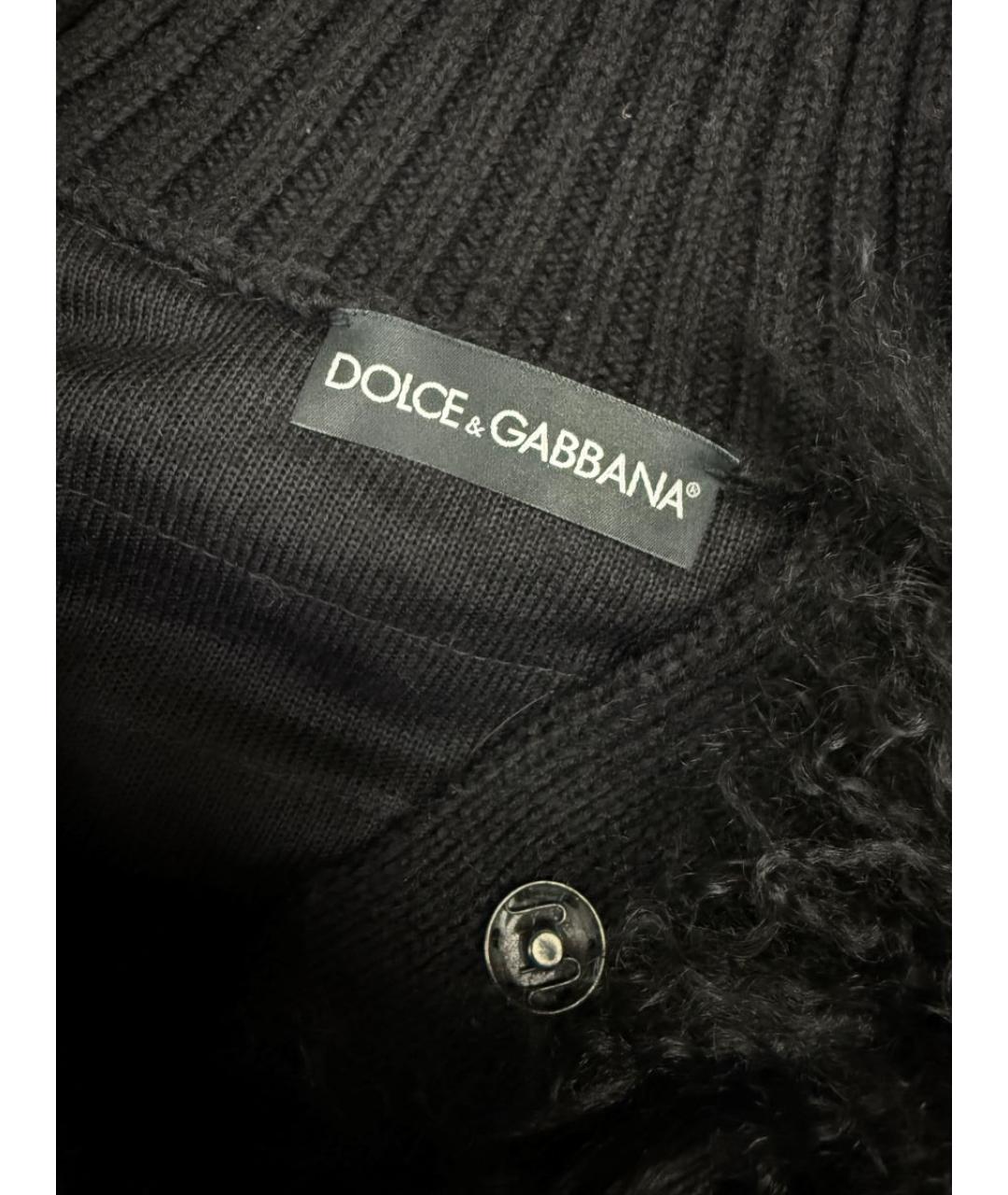 DOLCE&GABBANA Черная шерстяная куртка, фото 3