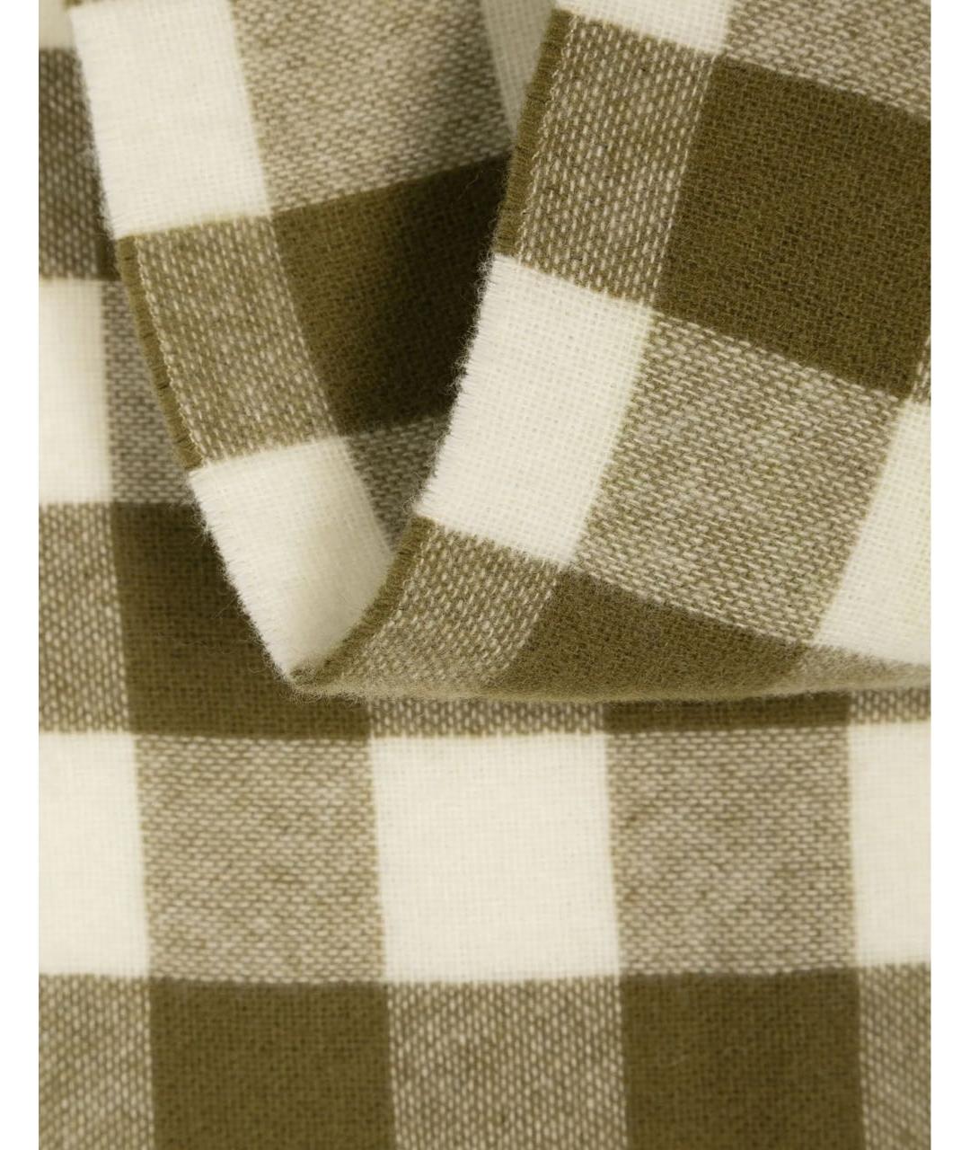 ACNE STUDIOS Хаки шерстяной шарф, фото 4
