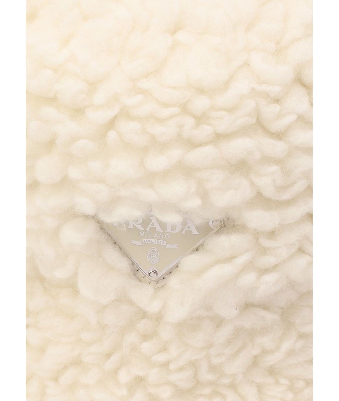 PRADA Белая шерстяная панама, фото 3