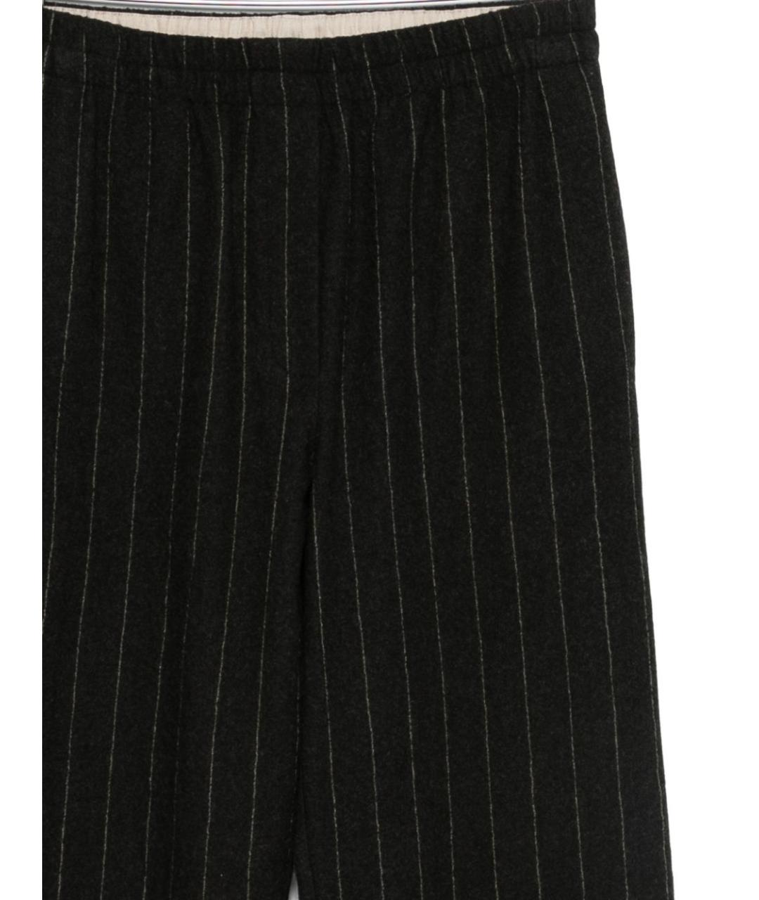 ALYSI Черные прямые брюки, фото 2