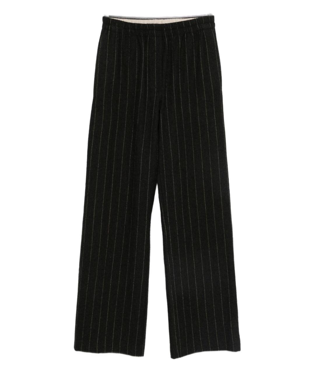 ALYSI Черные прямые брюки, фото 1