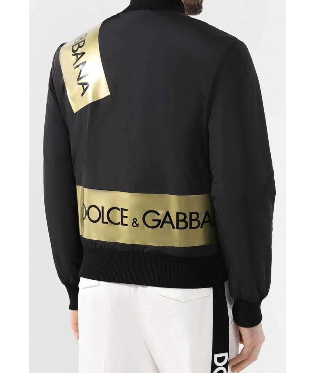 DOLCE&GABBANA Черная полиамидовая куртка, фото 9