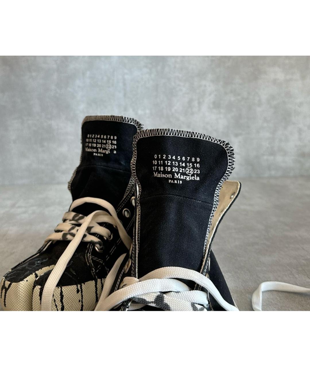 MAISON MARGIELA Черные кеды, фото 7