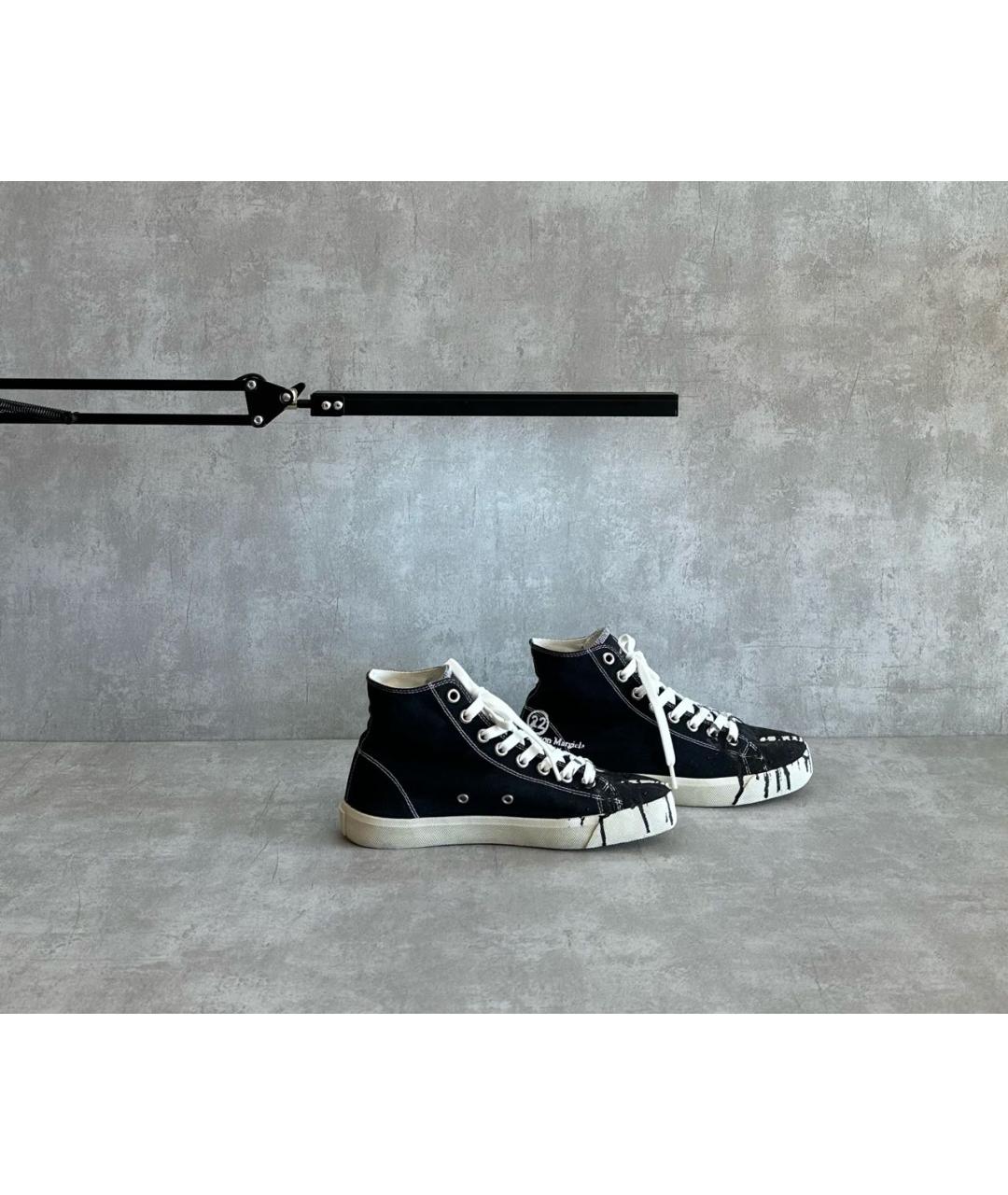 MAISON MARGIELA Черные кеды, фото 3