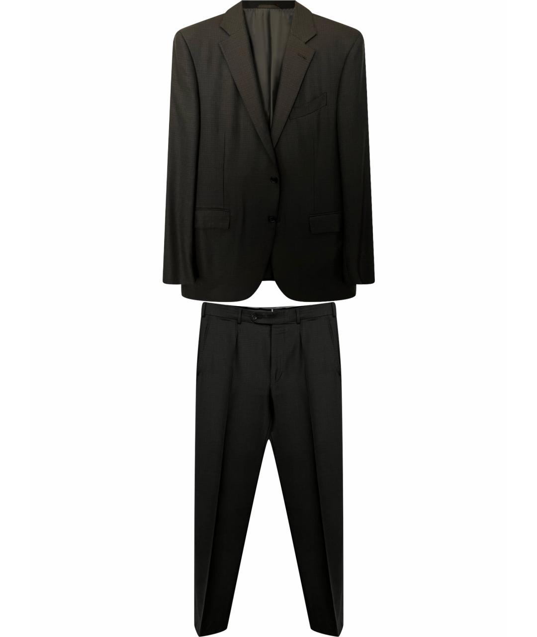 ERMENEGILDO ZEGNA XXX Антрацитовый классический костюм, фото 1