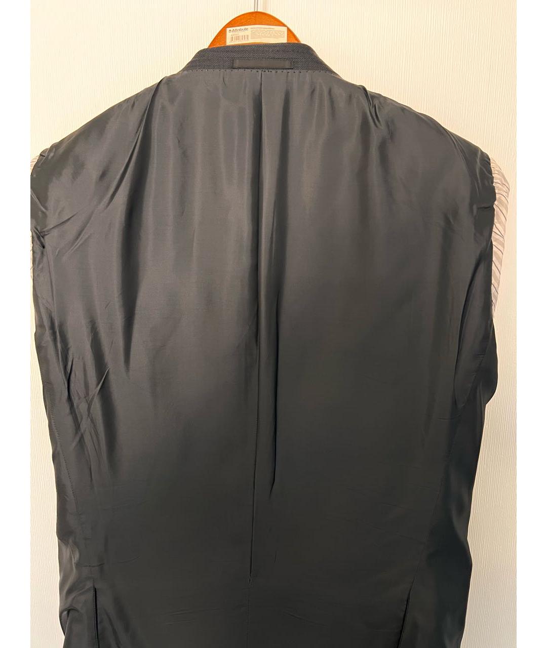 ERMENEGILDO ZEGNA XXX Антрацитовый классический костюм, фото 3