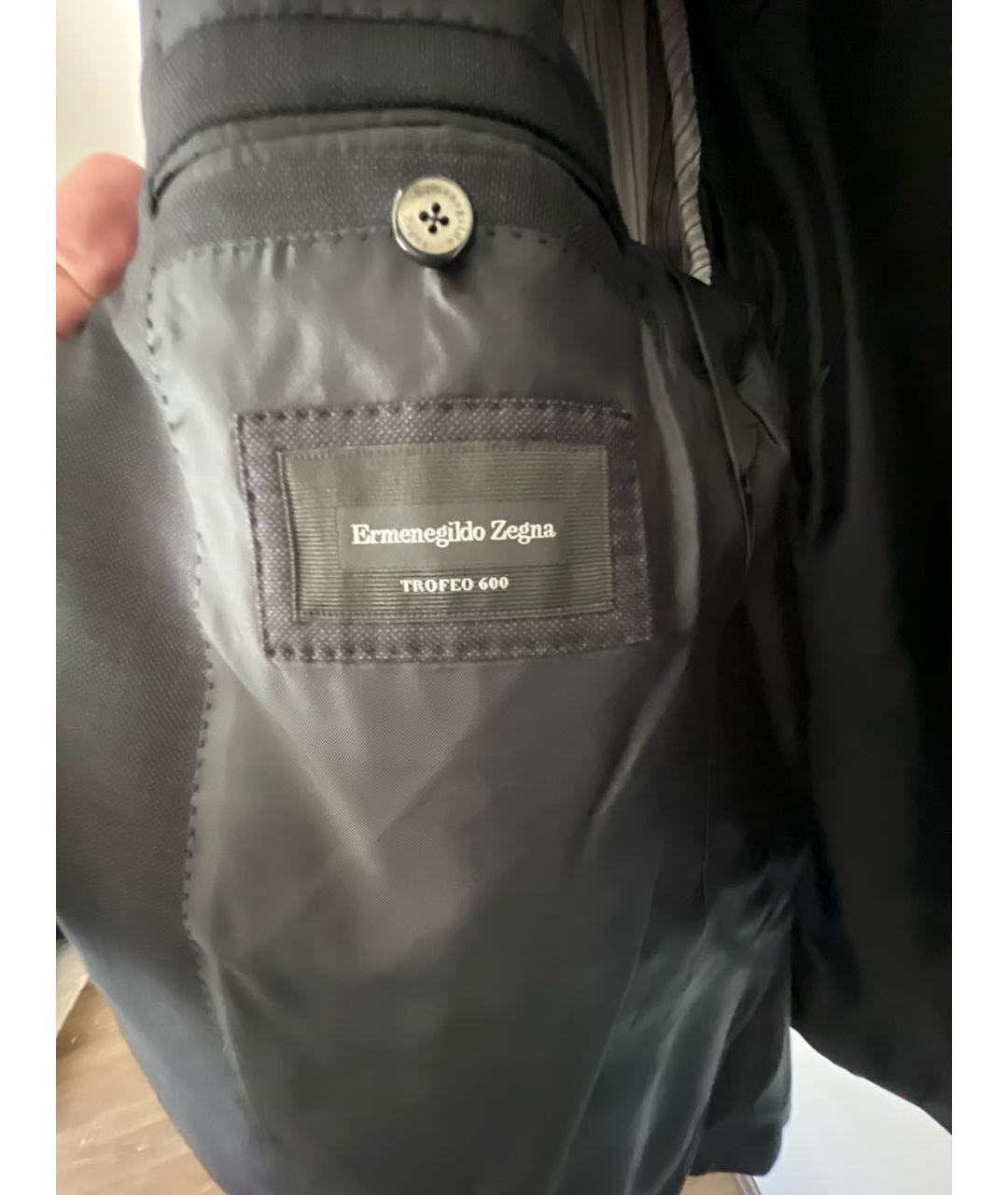 ERMENEGILDO ZEGNA XXX Антрацитовый классический костюм, фото 5