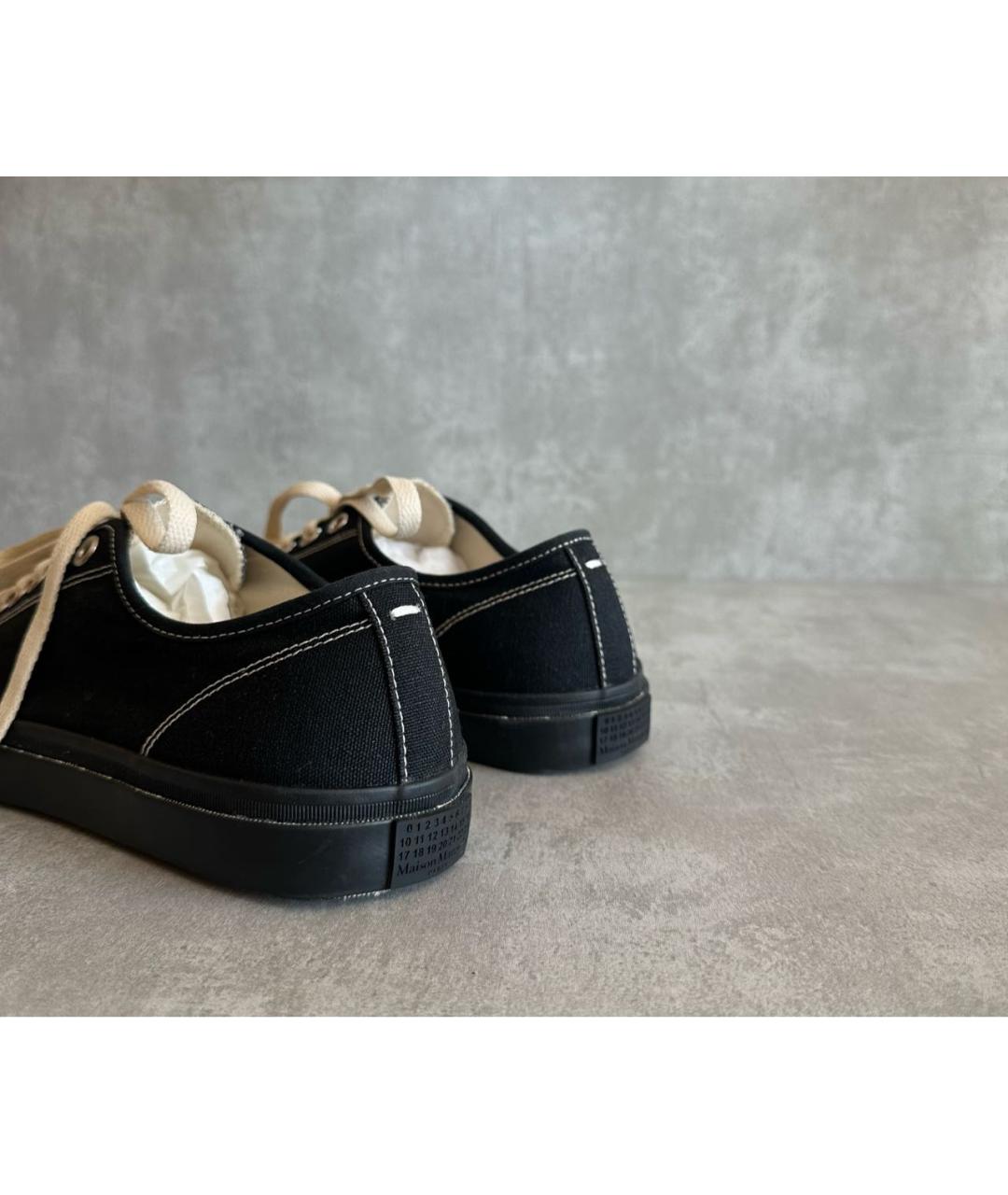 MAISON MARGIELA Черные кеды, фото 4