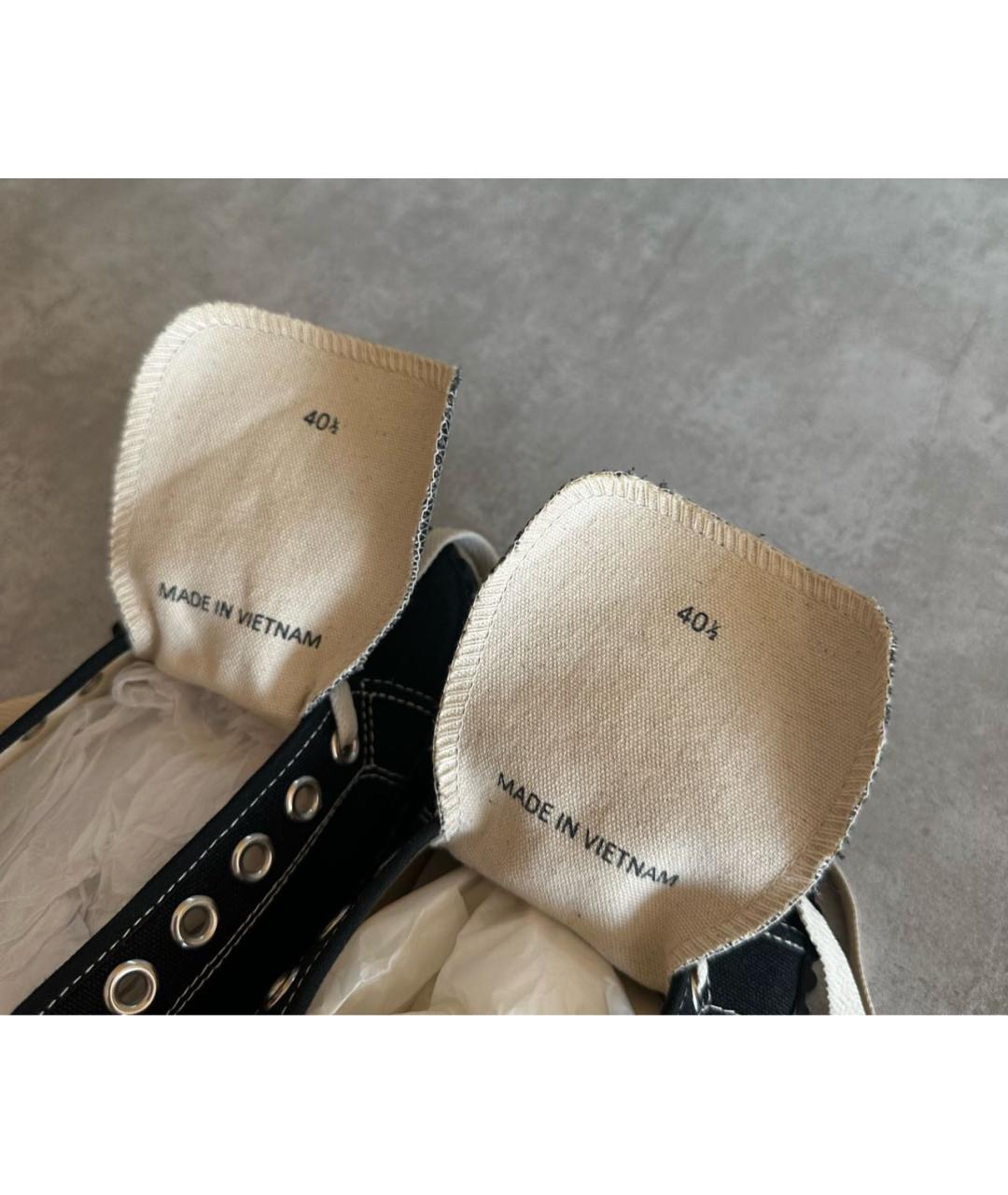 MAISON MARGIELA Черные кеды, фото 6