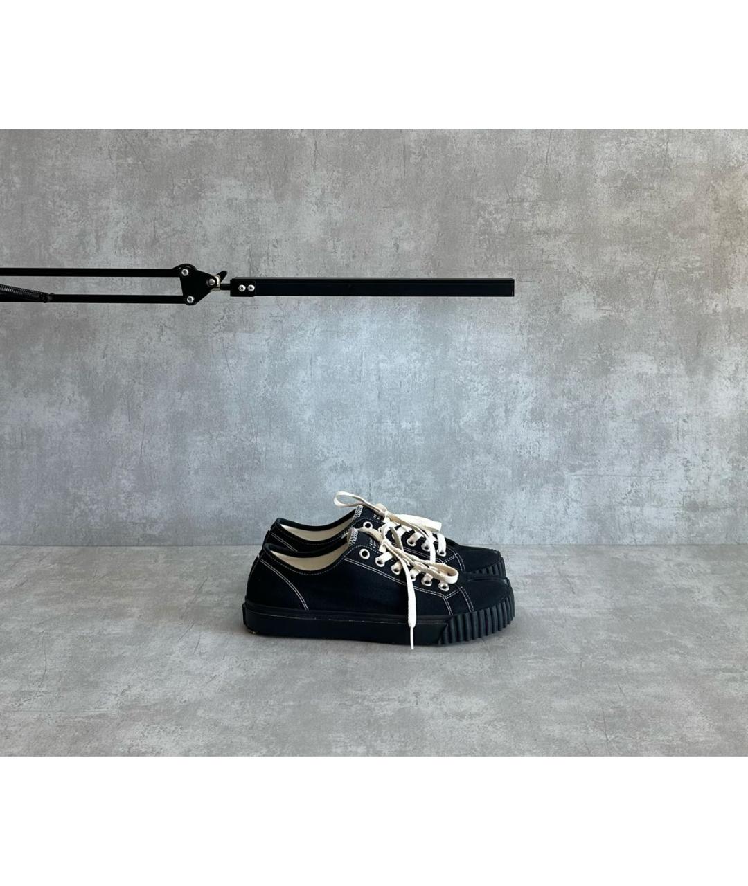 MAISON MARGIELA Черные кеды, фото 7