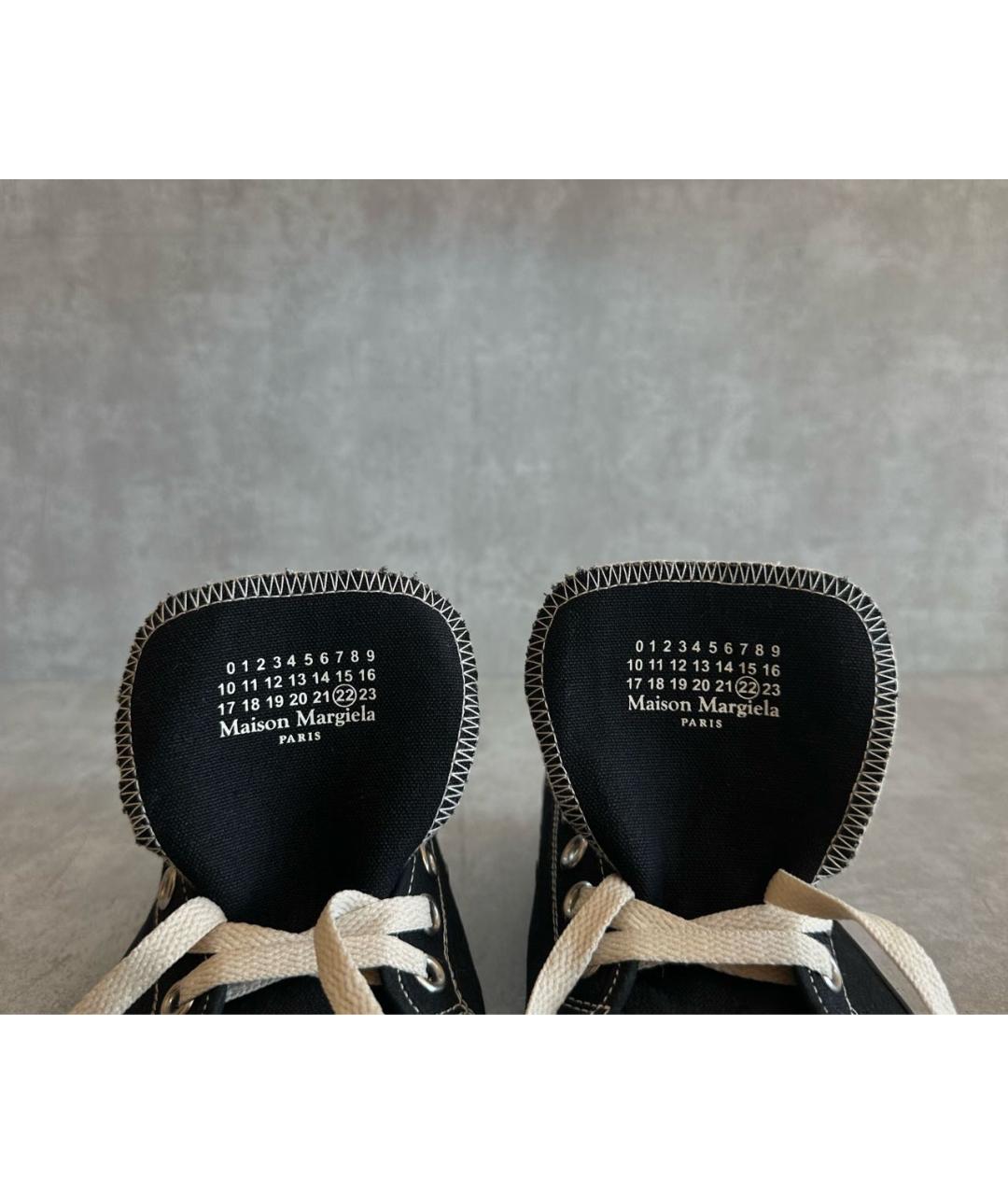 MAISON MARGIELA Черные кеды, фото 5