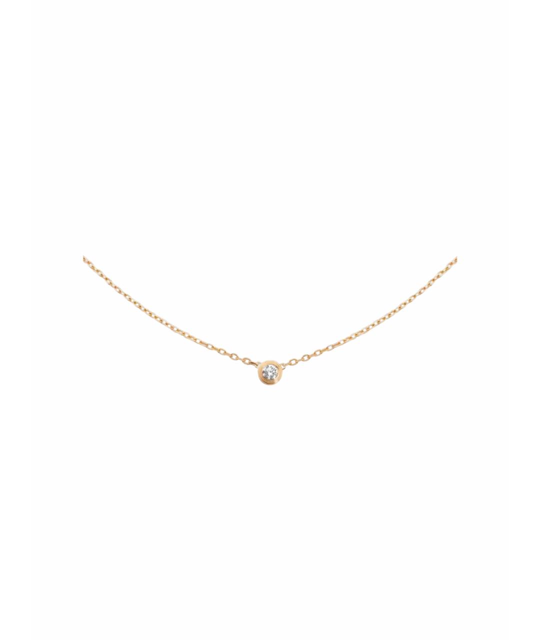 CARTIER Золотое колье из желтого золота, фото 1