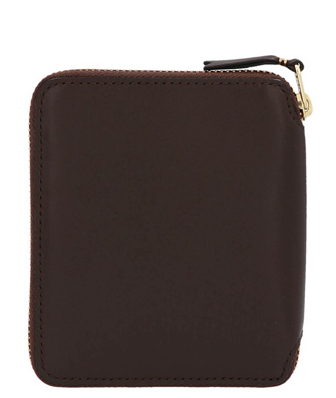 COMME DES GARÇONS WALLET Коричневый кожаный кошелек, фото 1