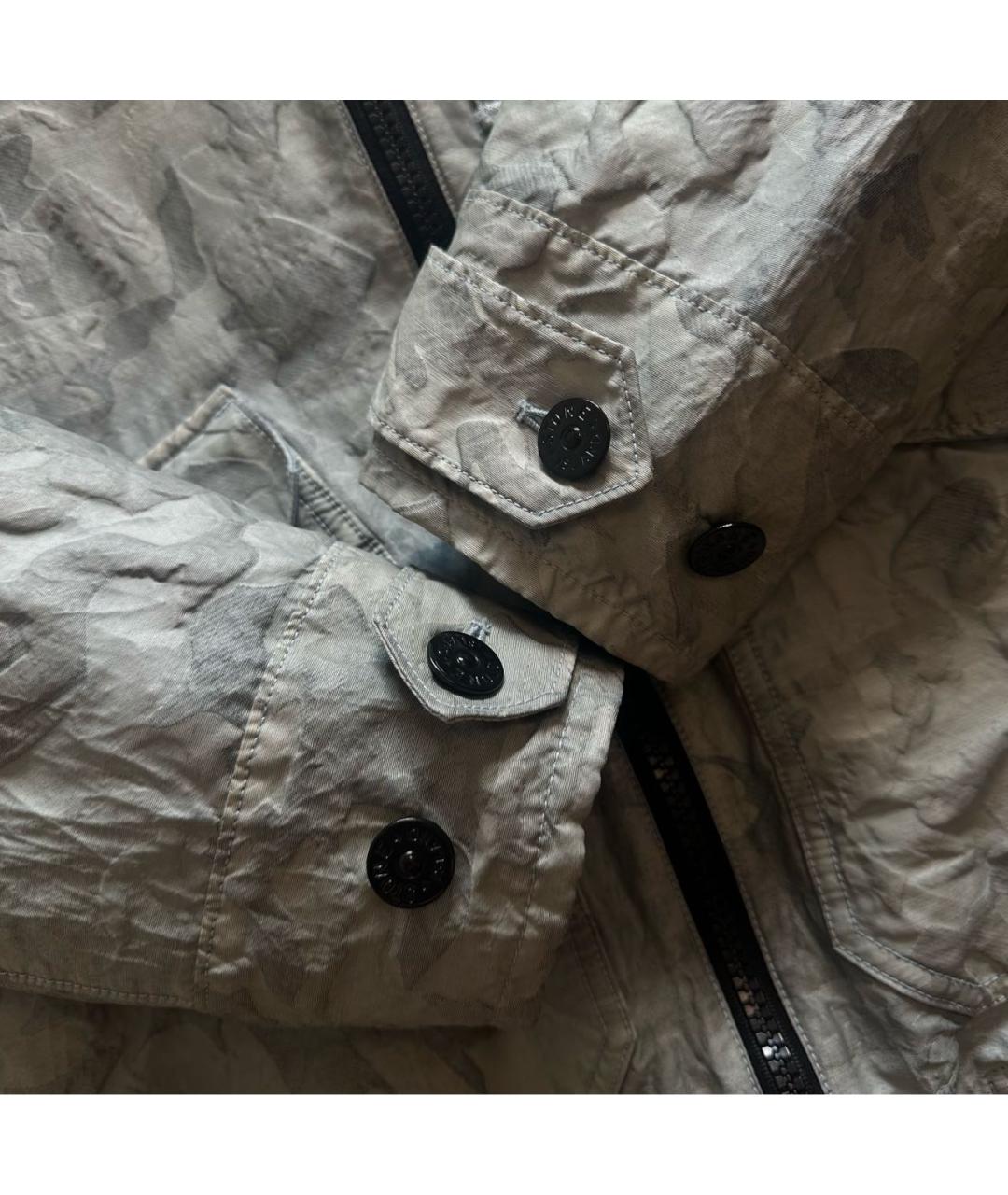 STONE ISLAND Бирюзовая вискозная куртка, фото 4