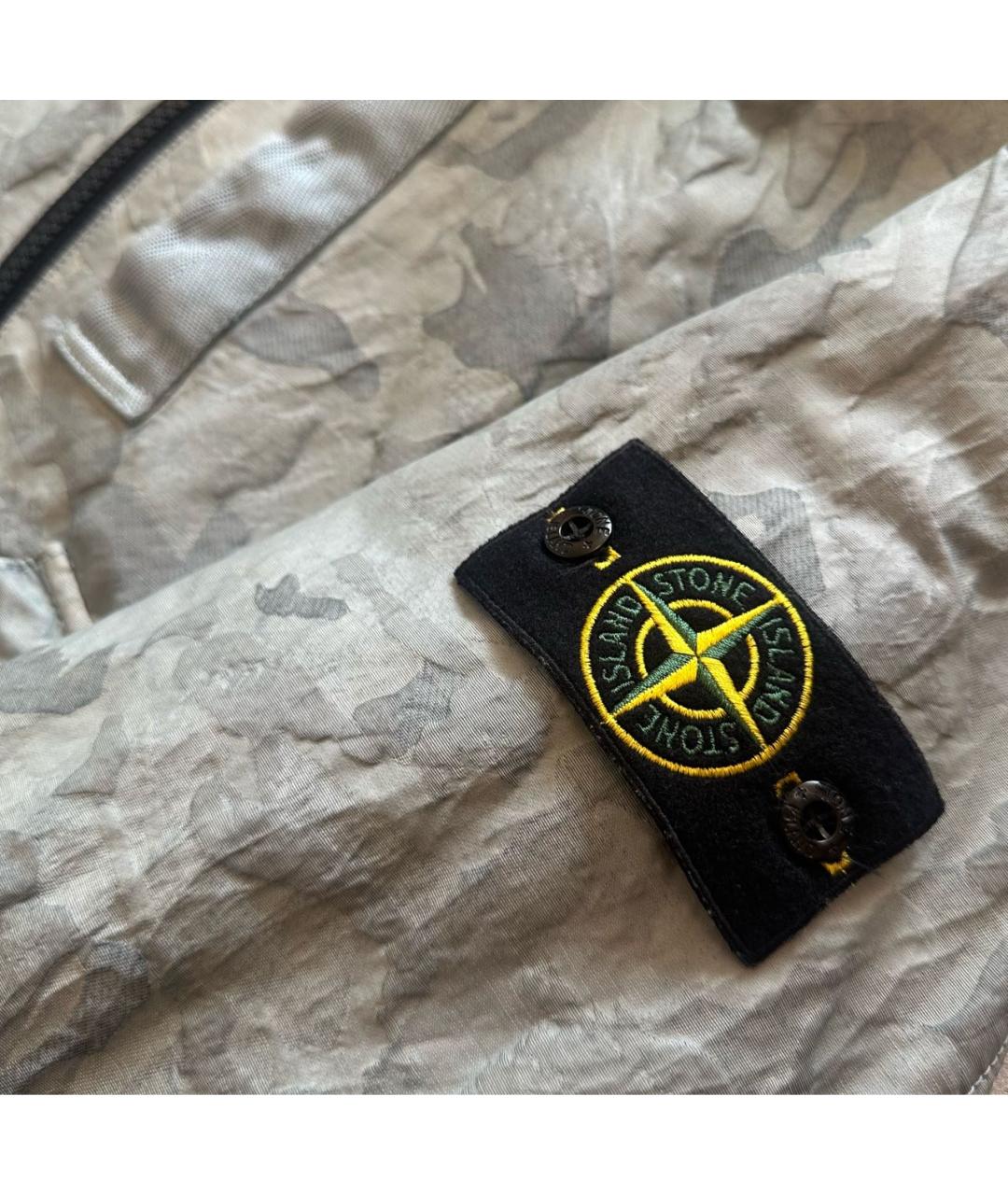 STONE ISLAND Бирюзовая вискозная куртка, фото 5
