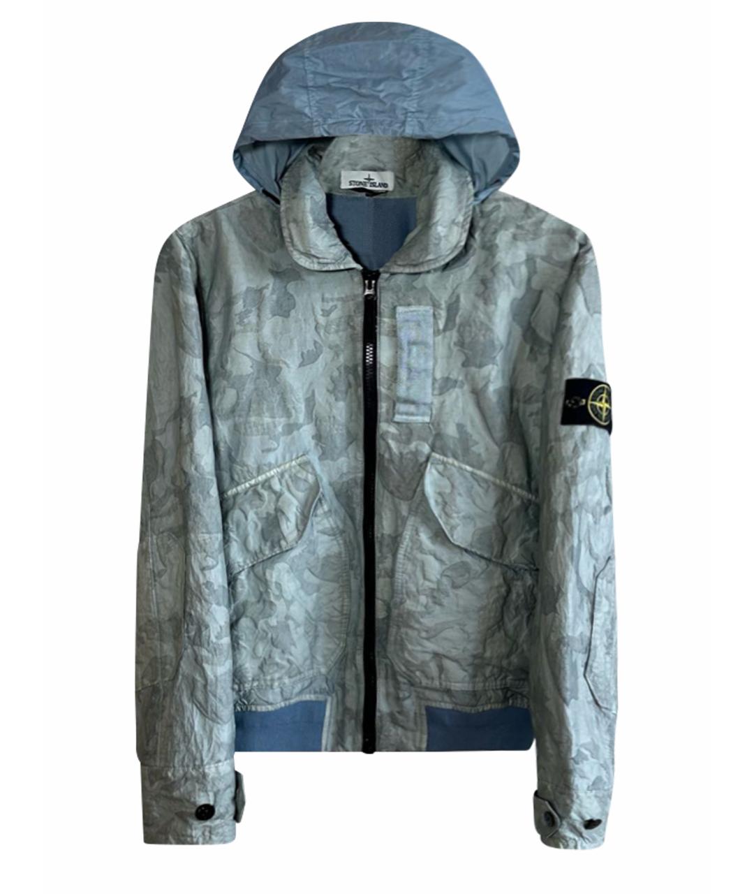STONE ISLAND Бирюзовая вискозная куртка, фото 1