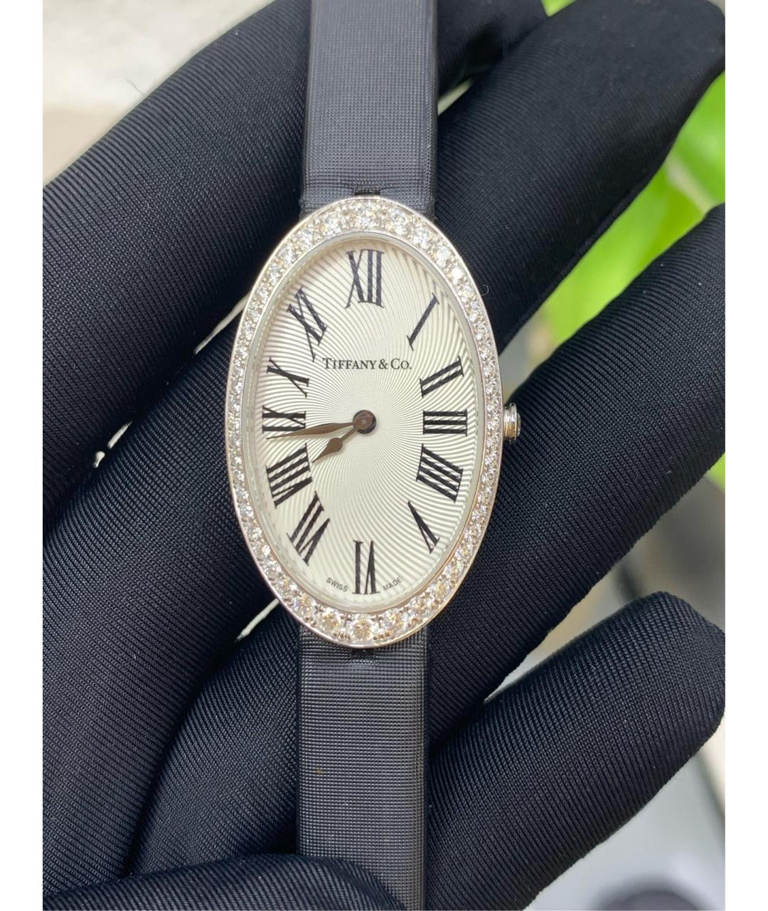 TIFFANY&CO Белые часы из белого золота, фото 4