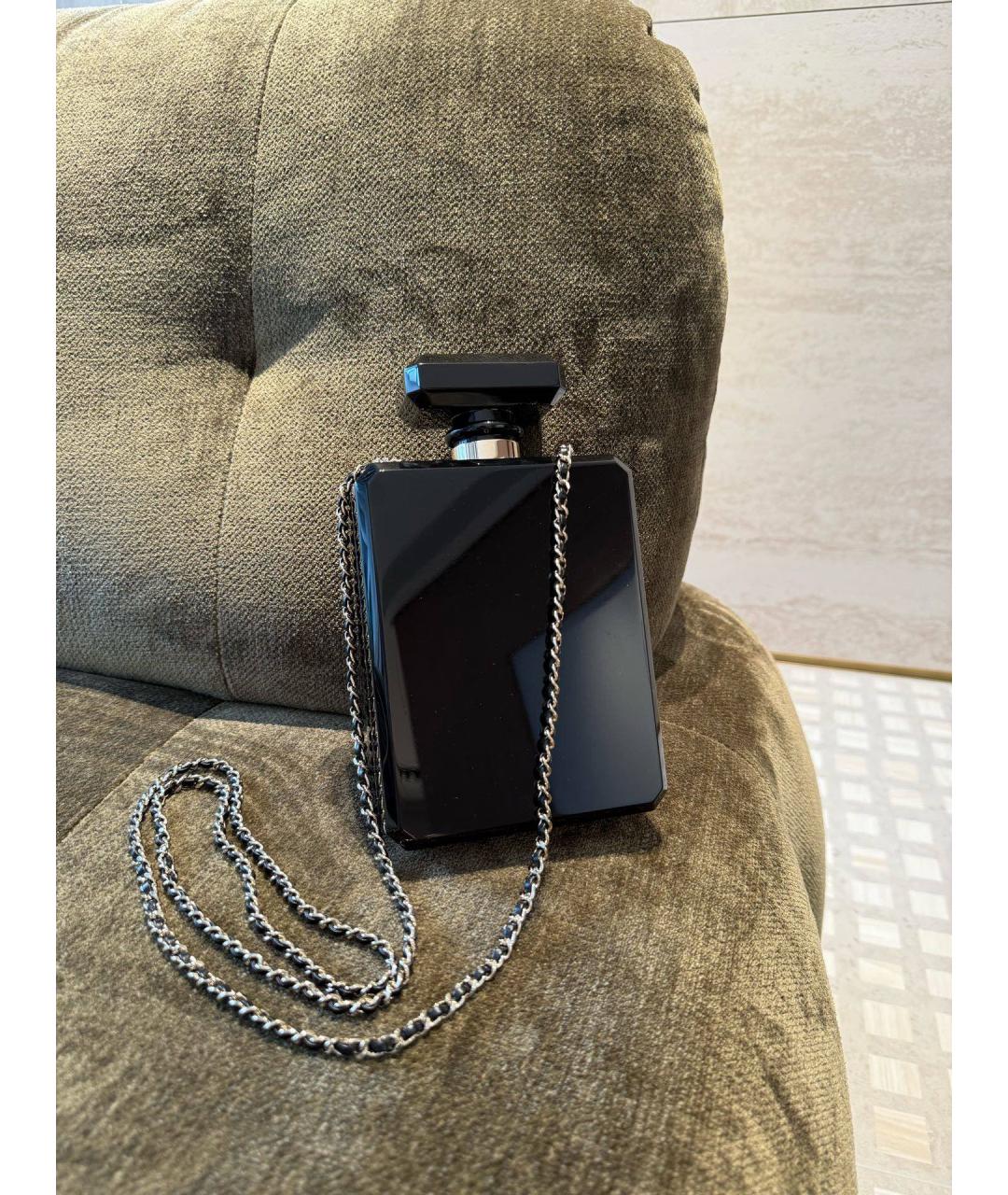 CHANEL Черная сумка через плечо, фото 3