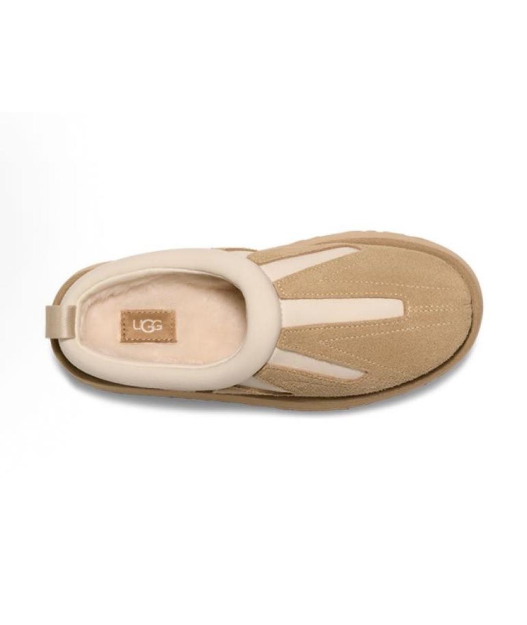 UGG AUSTRALIA Бежевые текстильные мюли, фото 3