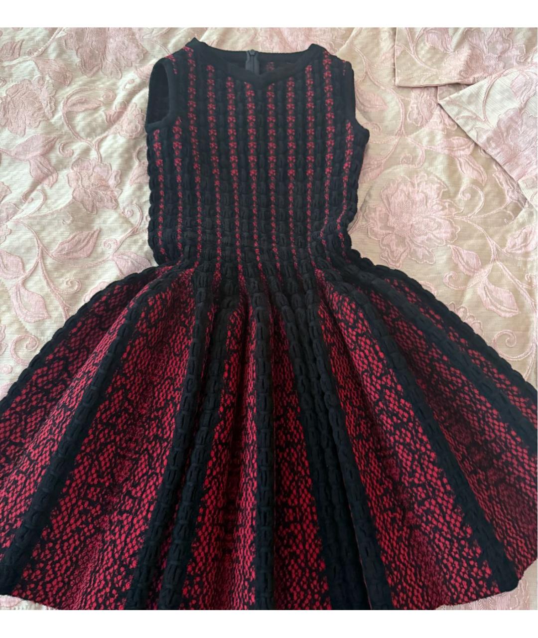 ALAIA Бордовое платье, фото 4