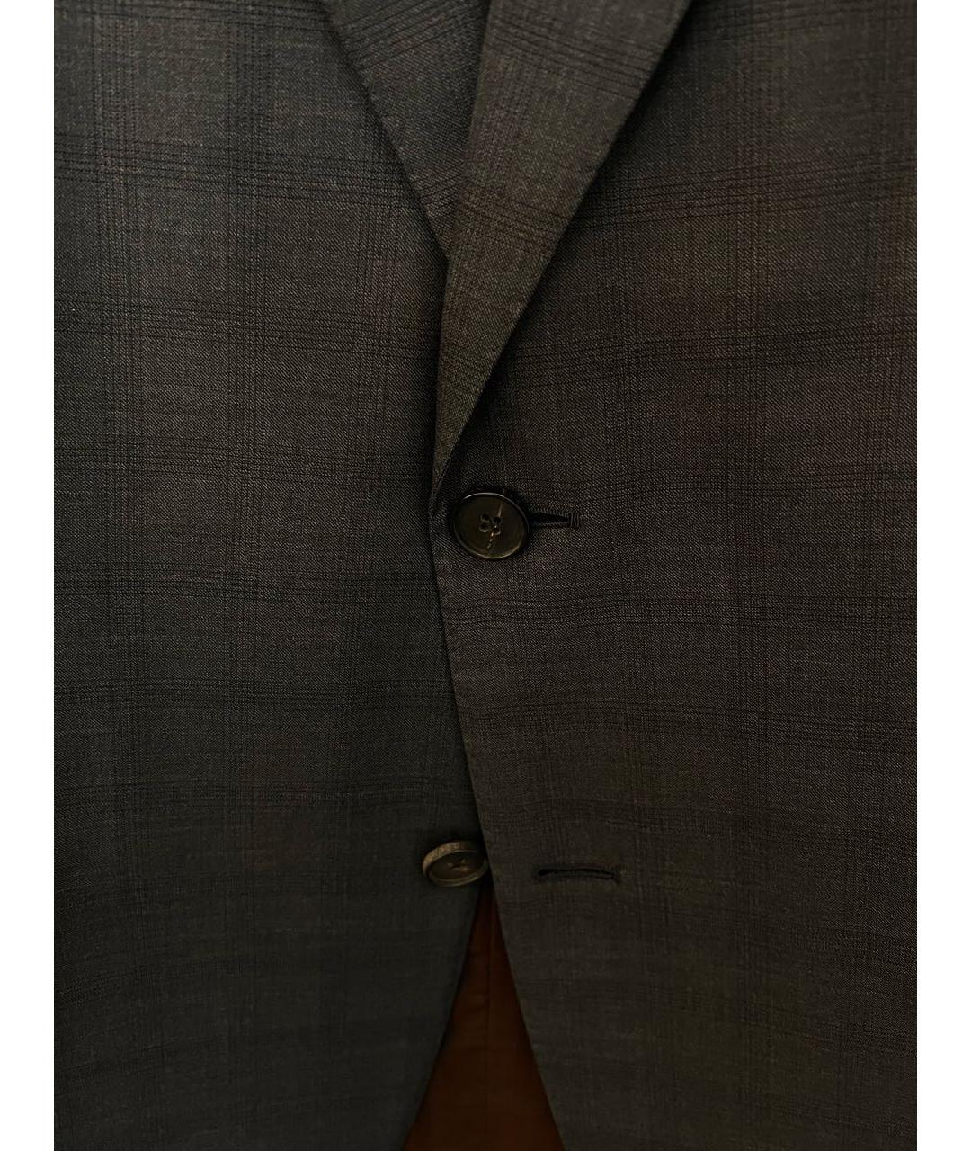 ERMENEGILDO ZEGNA XXX Антрацитовый классический костюм, фото 4