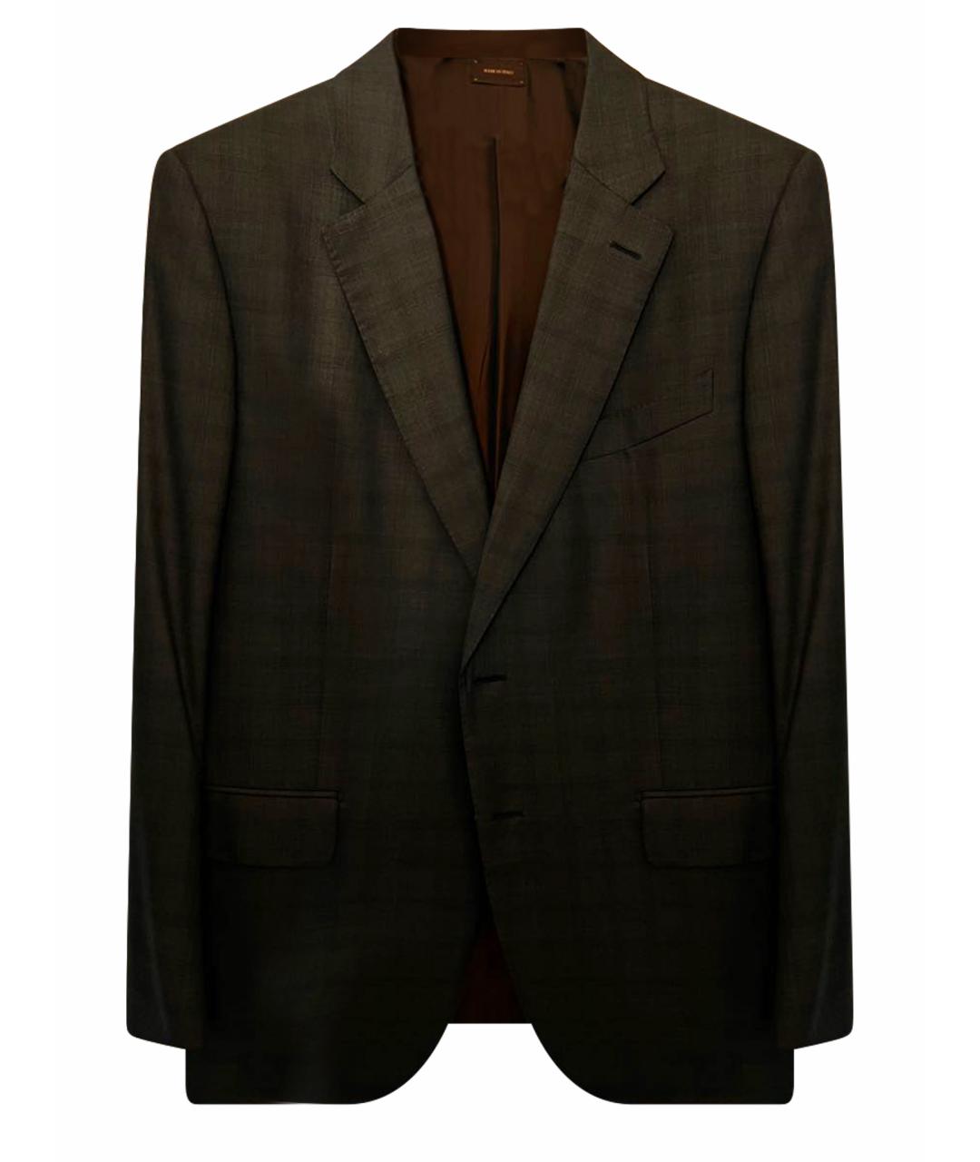 ERMENEGILDO ZEGNA XXX Антрацитовый классический костюм, фото 1