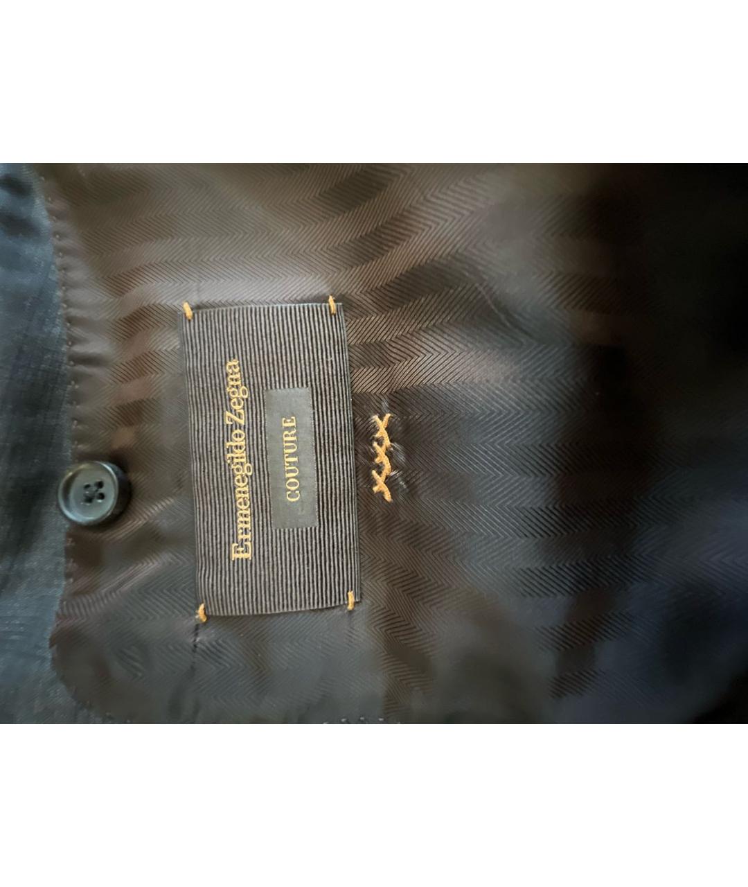 ERMENEGILDO ZEGNA XXX Антрацитовый классический костюм, фото 5