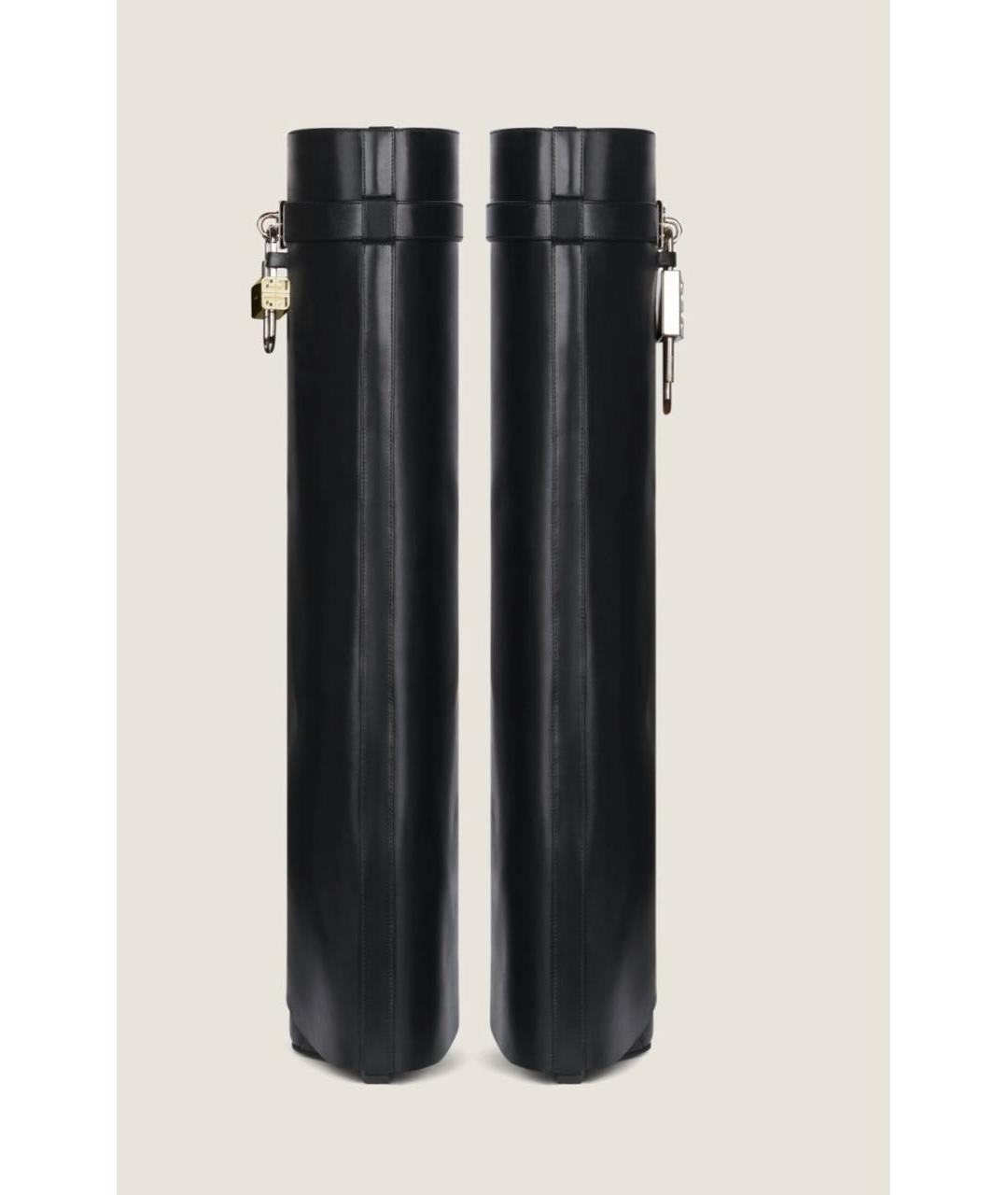 GIVENCHY Черные кожаные сапоги, фото 3