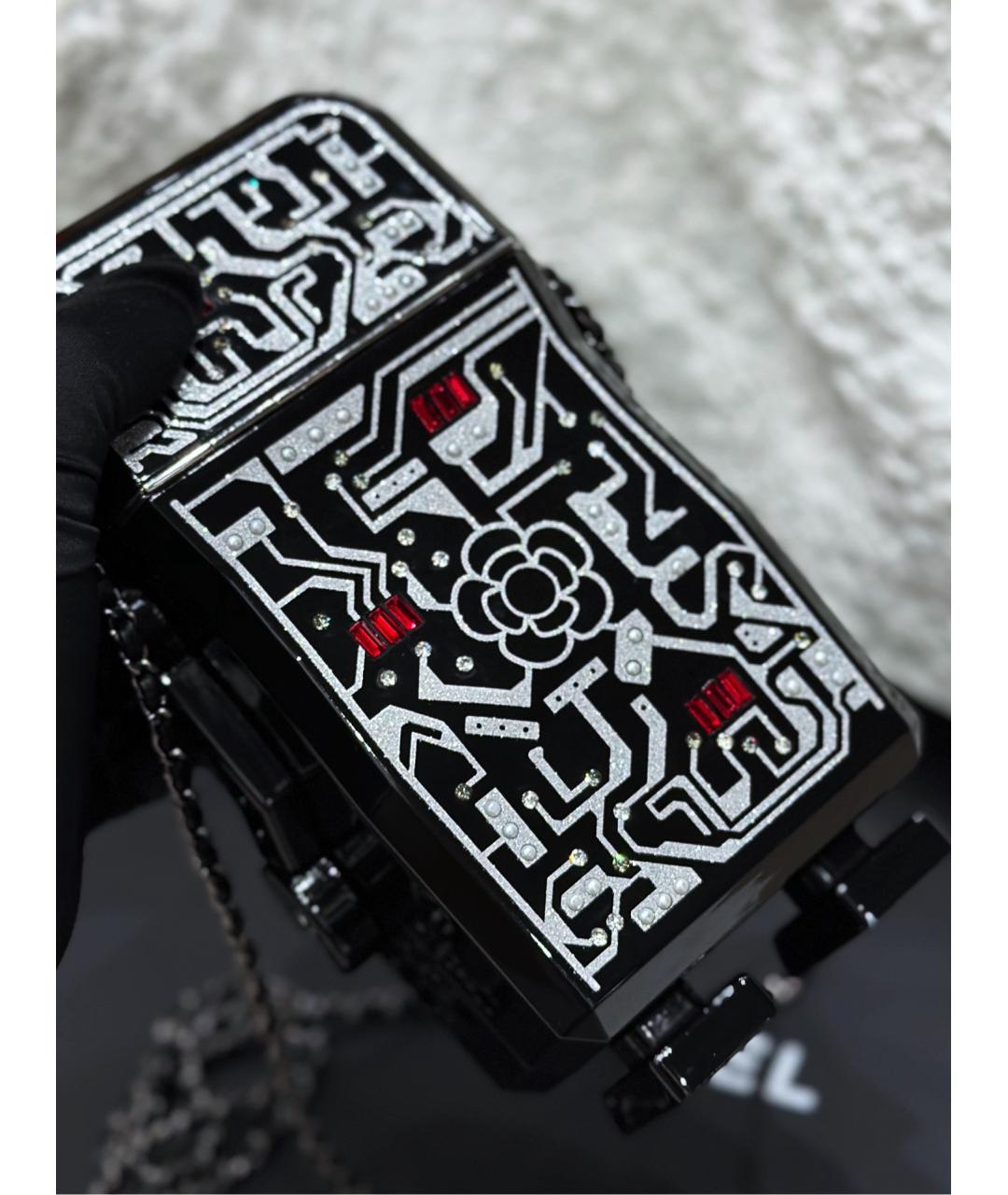 CHANEL Черная сумка через плечо, фото 8