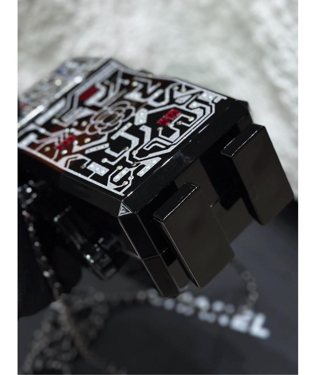 CHANEL Черная сумка через плечо, фото 3
