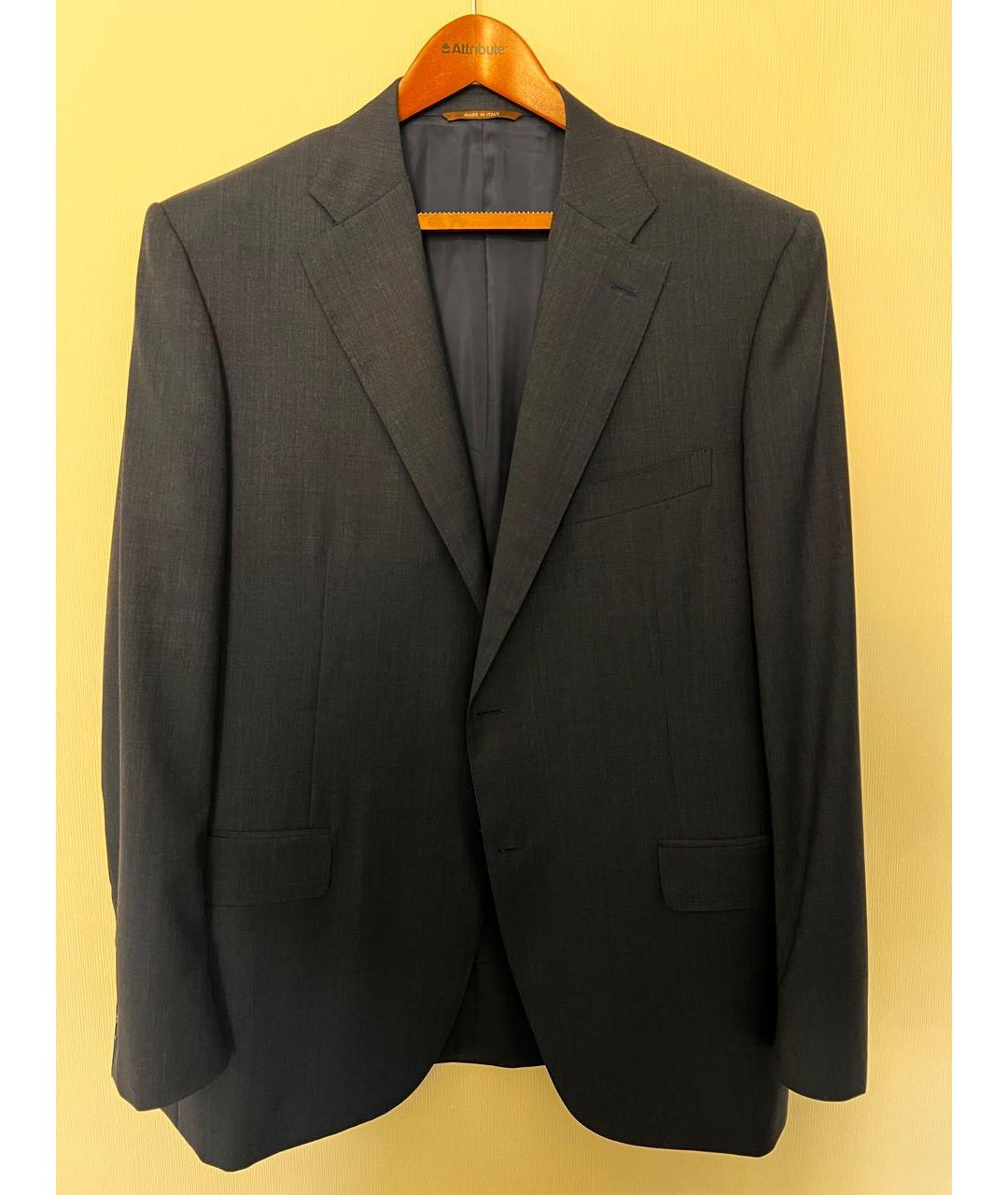 CANALI Синий классический костюм, фото 7