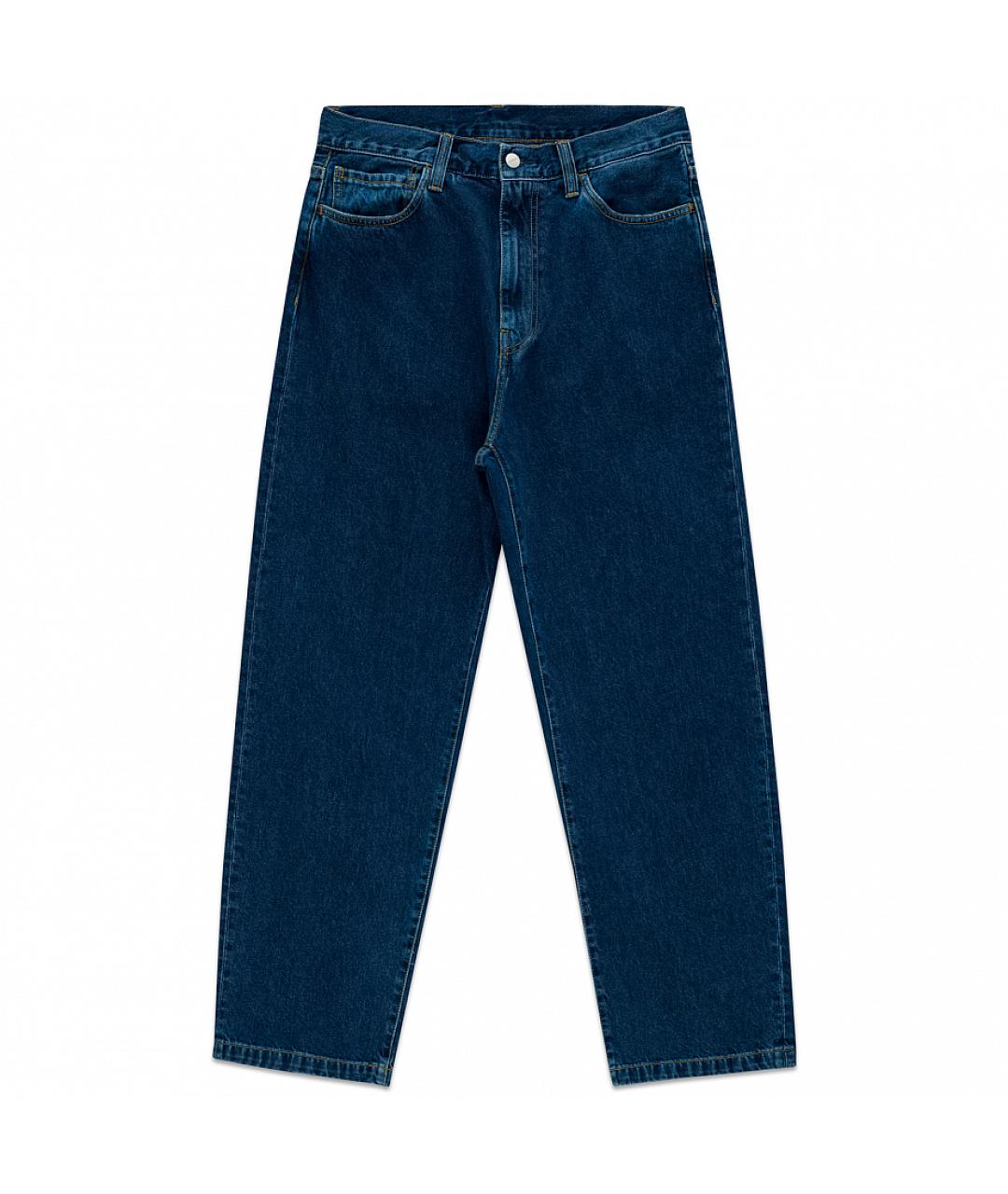 CARHARTT WIP Синие хлопковые прямые джинсы, фото 1