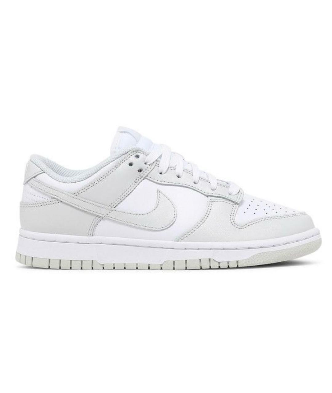 NIKE Серые кожаные кроссовки, фото 1